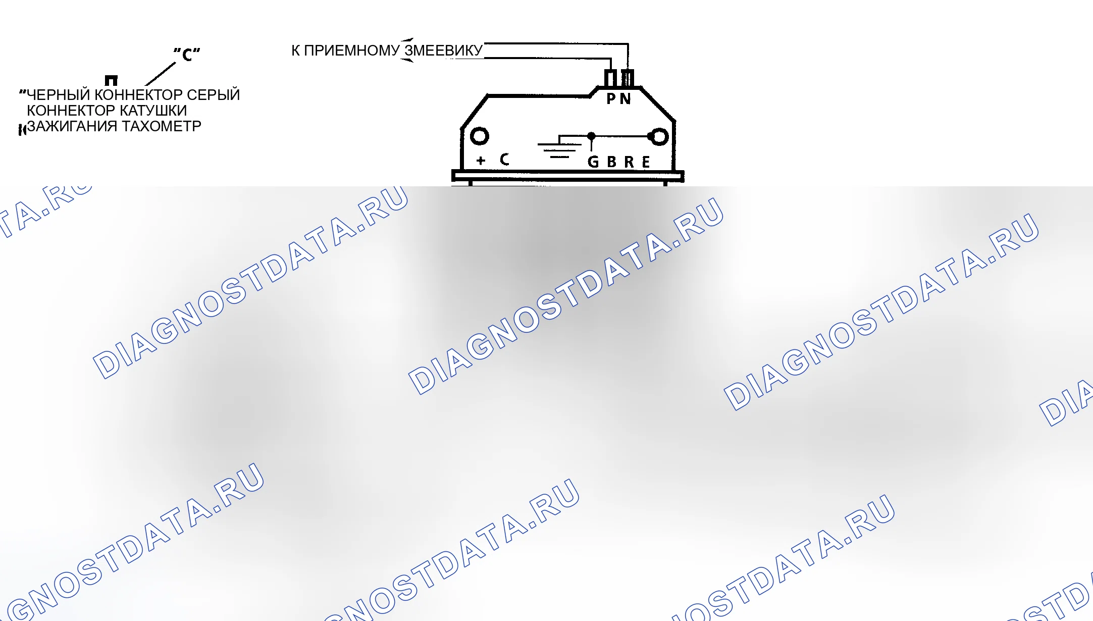 Рис. 501: Схематический код 42 (серия " G ") Управление зажиганием. Chevrolet Sportvan G30 