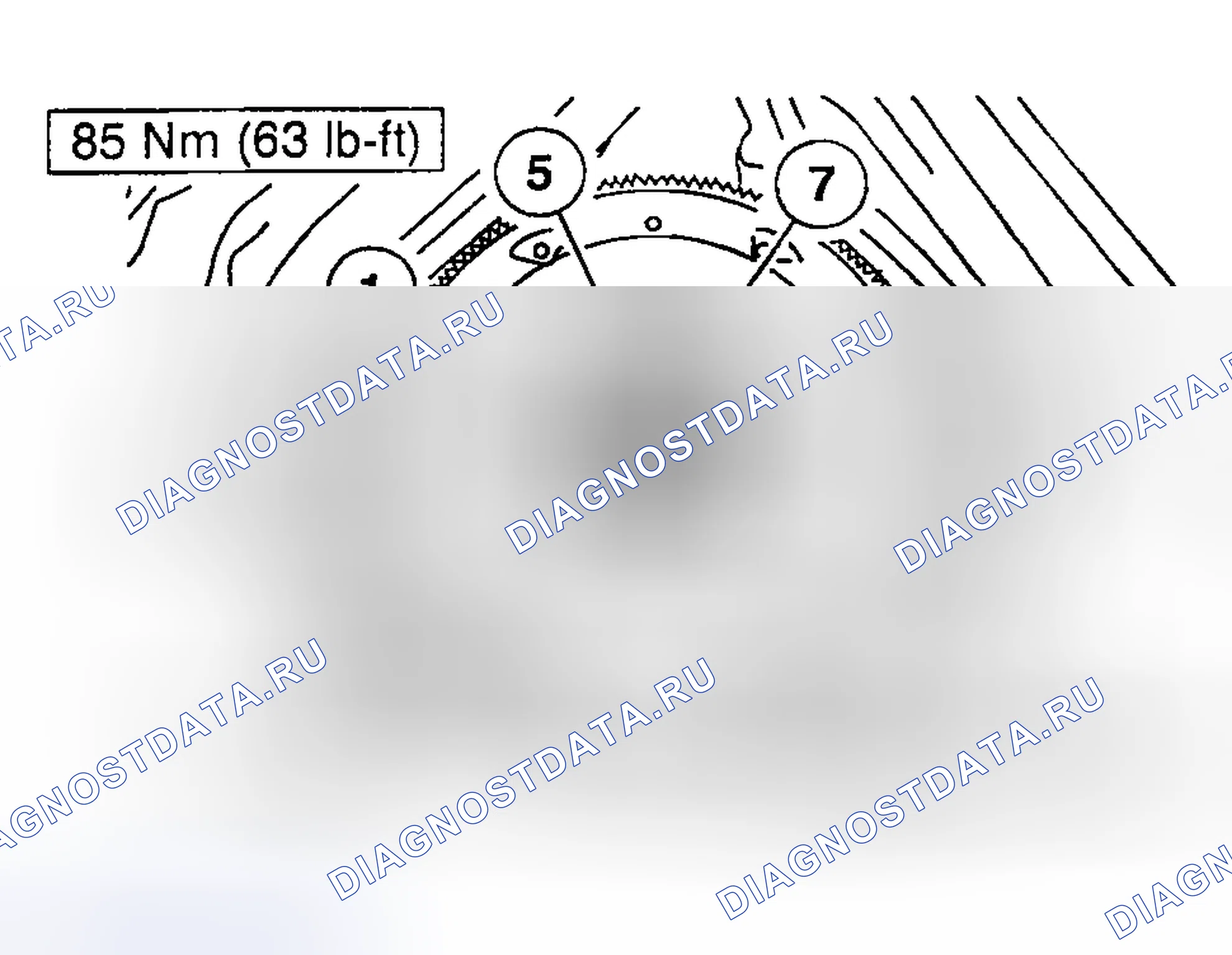 Рис. 755: Поз. 172. Болты гибких пластин. Примечание.. Hyundai Nexo I