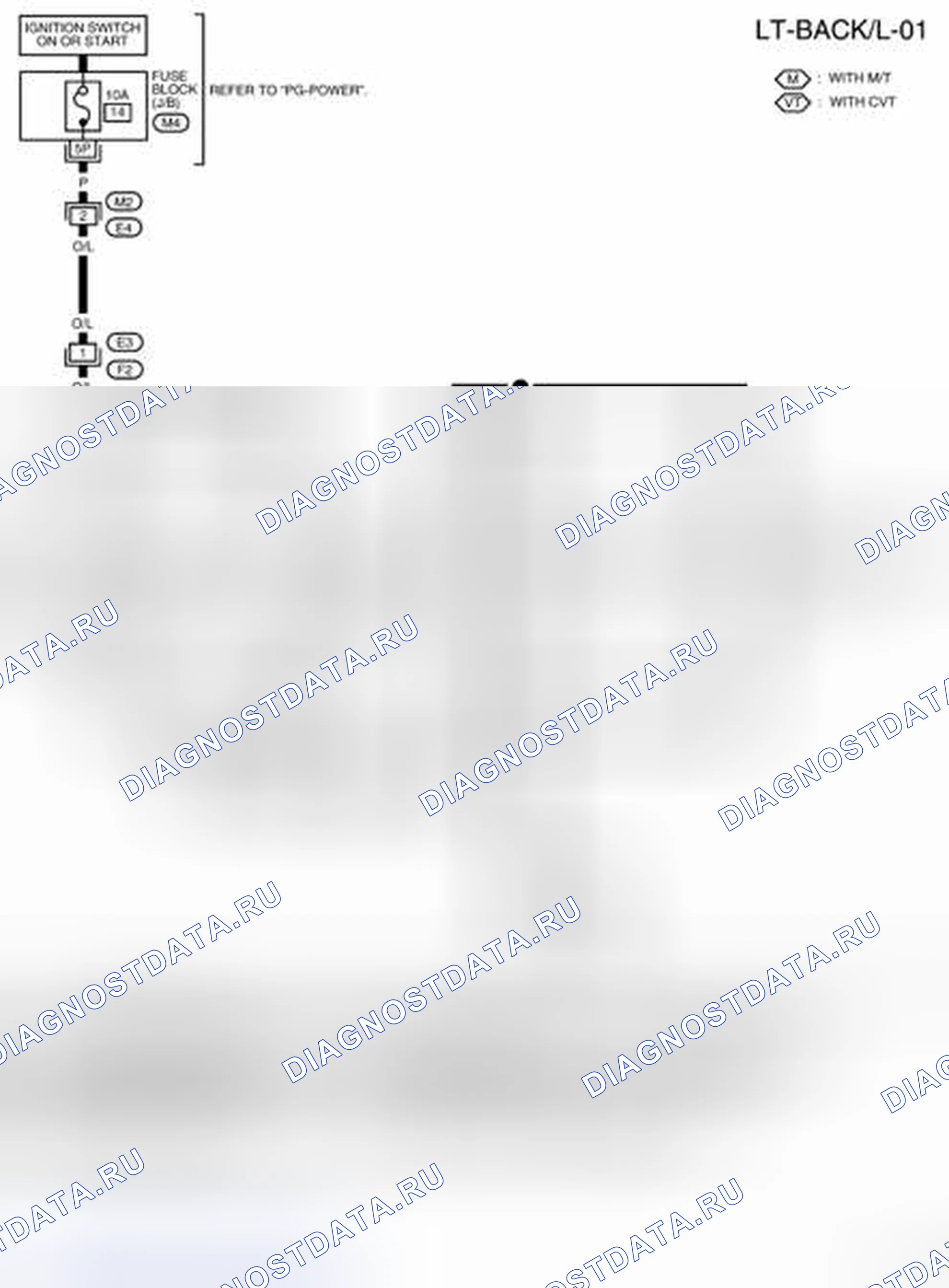 Рис. 67: электросхема - LT-BACK / L-01. Nissan Sentra B16