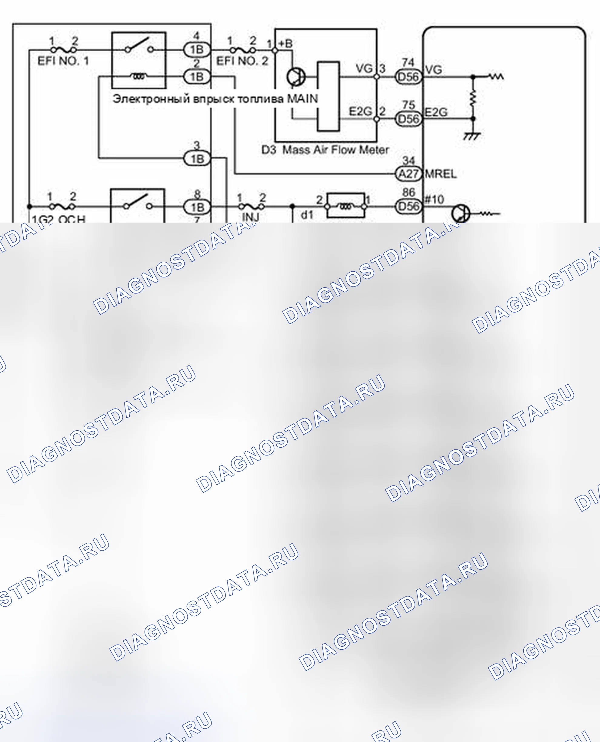 Рис. 271: электросхема. Toyota Sequoia II рестайлинг