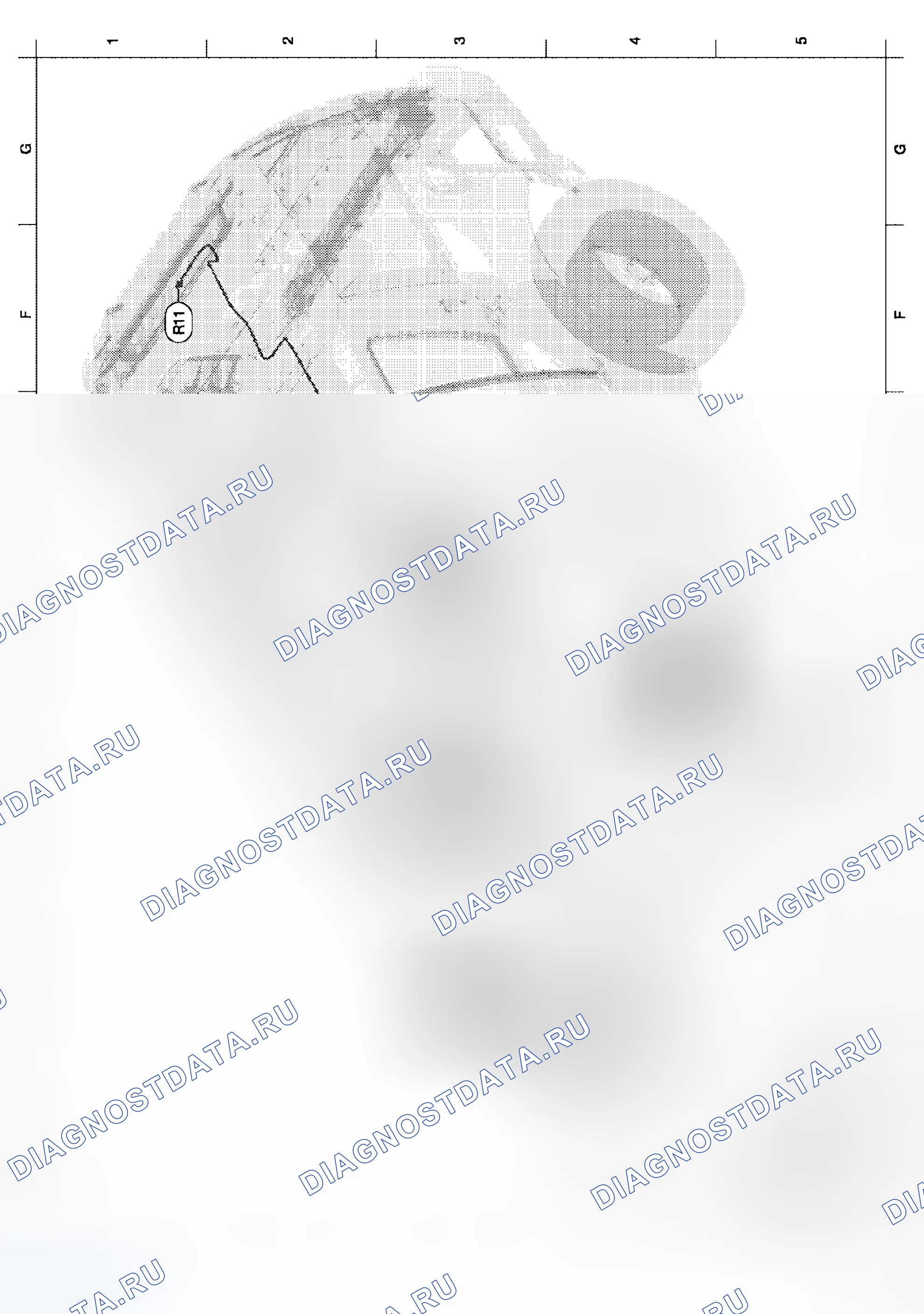 Рис. 58: ЖГУТ КОМНАТНЫХ ЛАМП. Honda Lagreat I