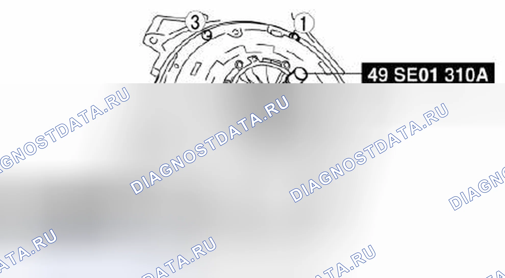 Рис. 156: Примечание по установке крышки сцепления. Mazda 3 BL рестайлинг