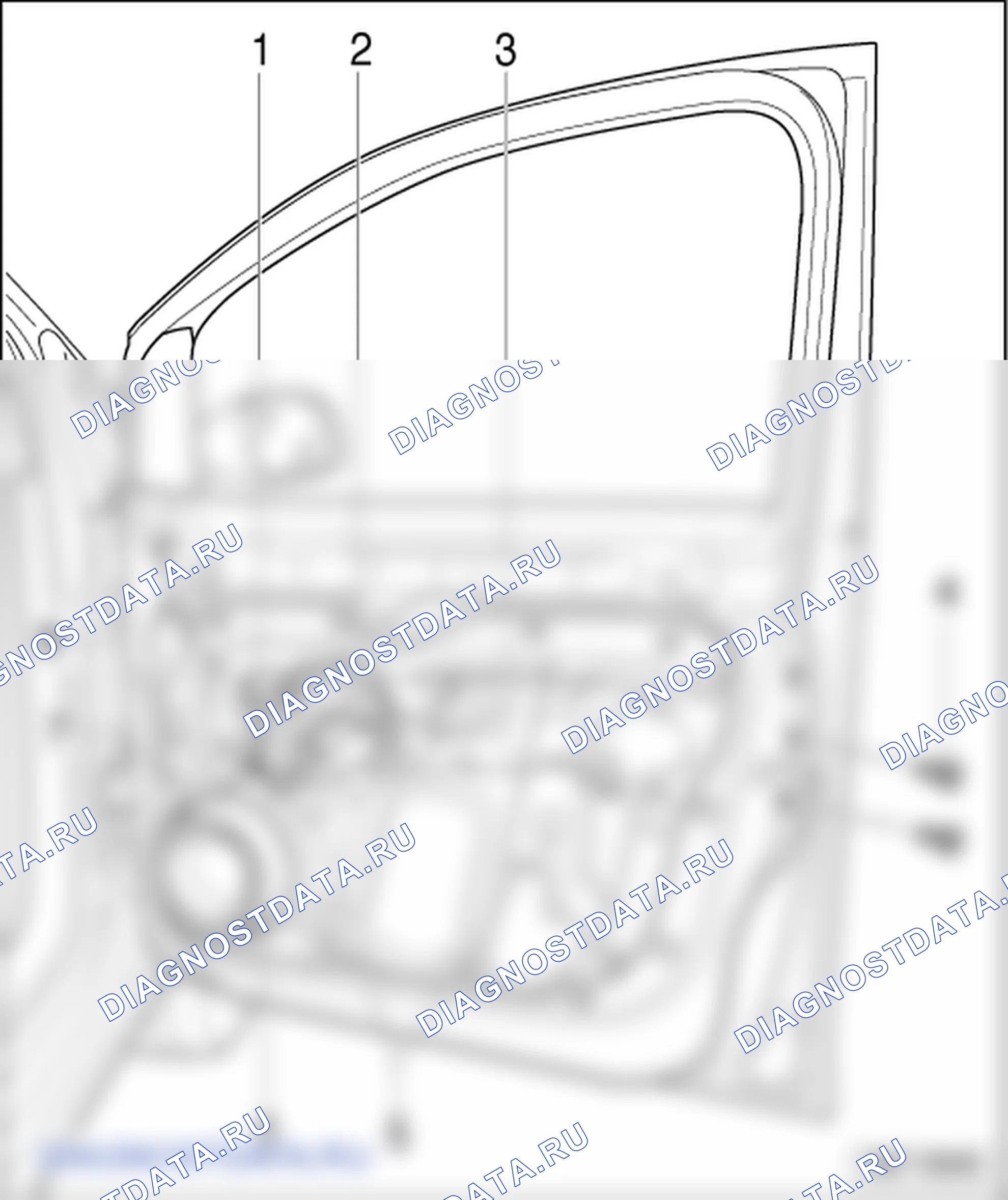 Передняя дверь. Volkswagen Touran I