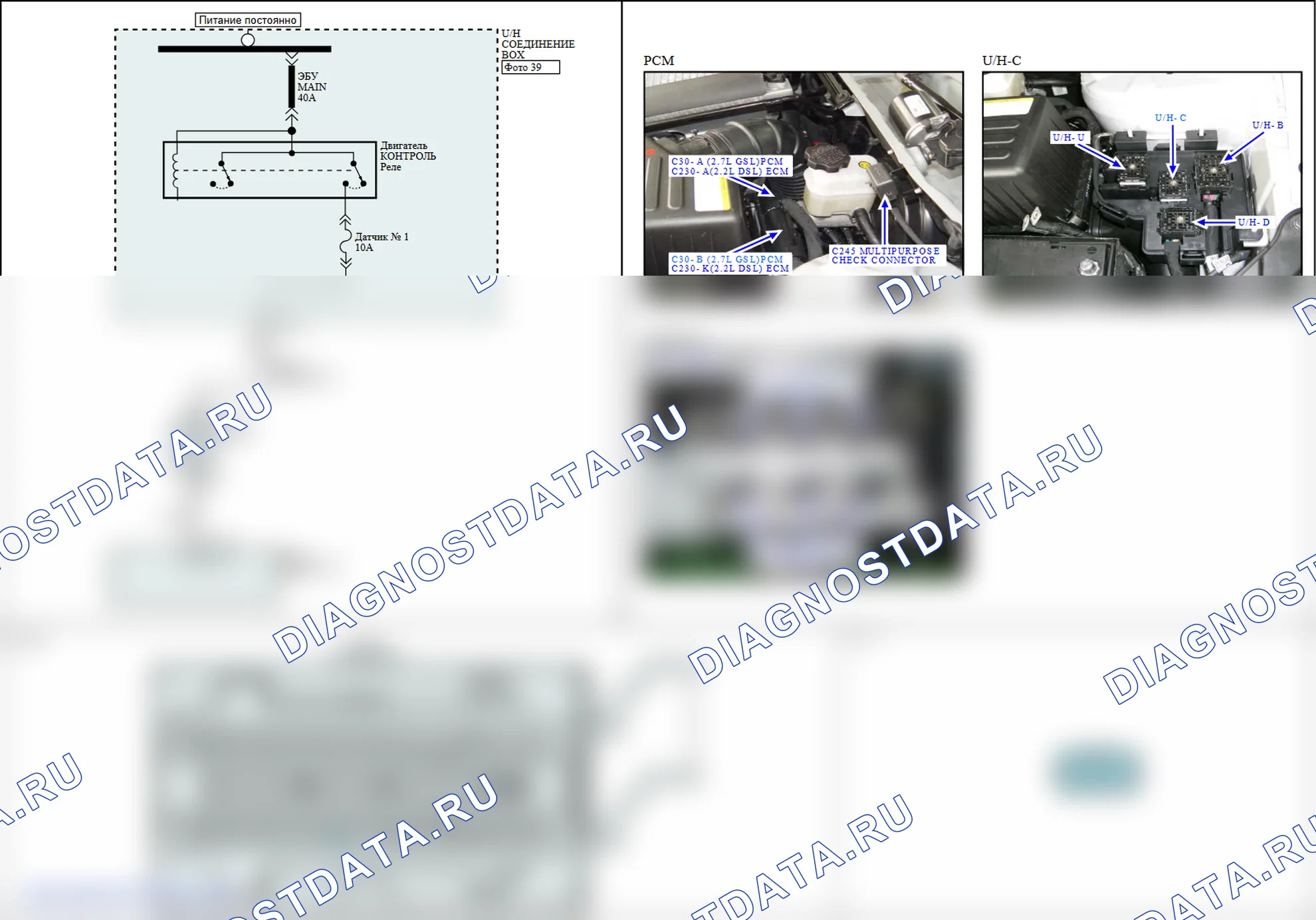 P0262: Цилиндр 1 - высокий уровень в контуре инжектора. Hyundai Santa Fe CM