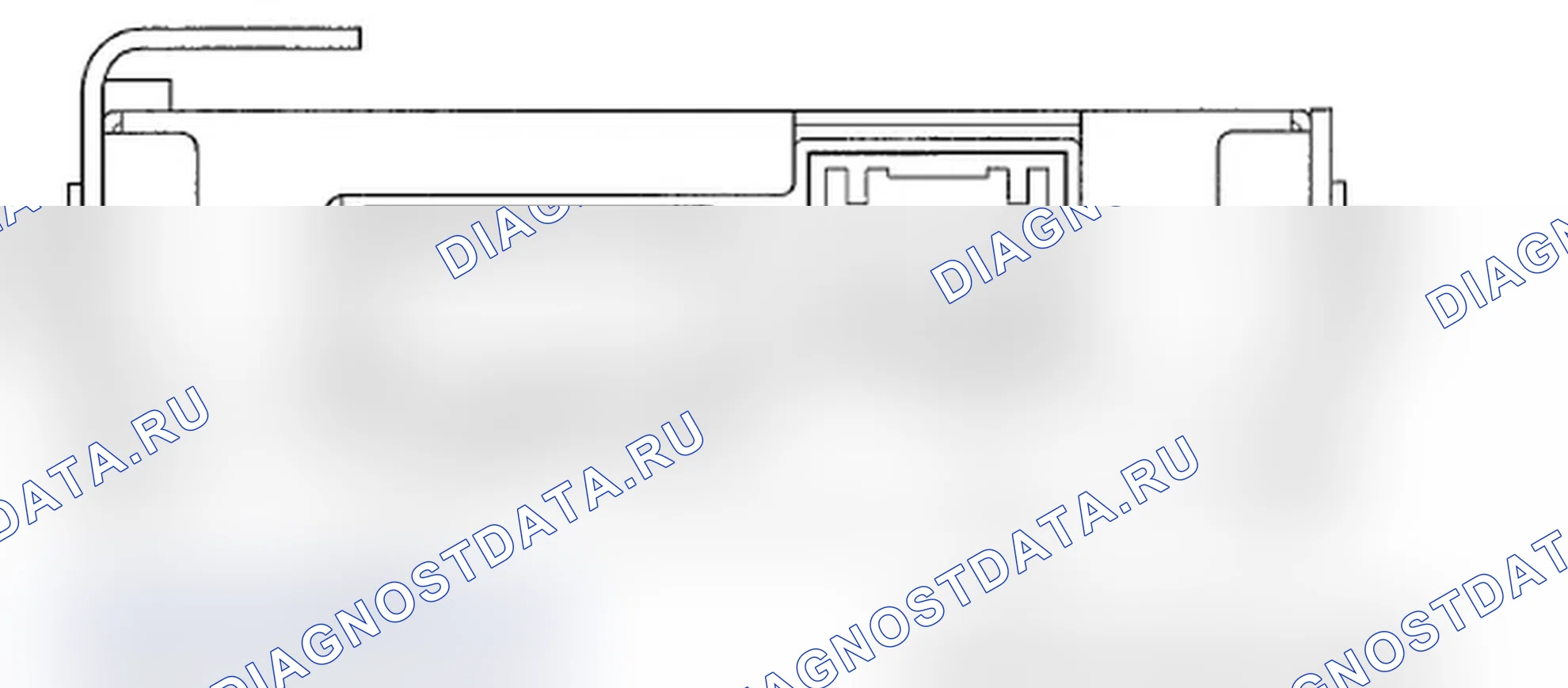Рис. 40: Блок USB-адаптера для входов и выходов (без навигации). Acura TL IV