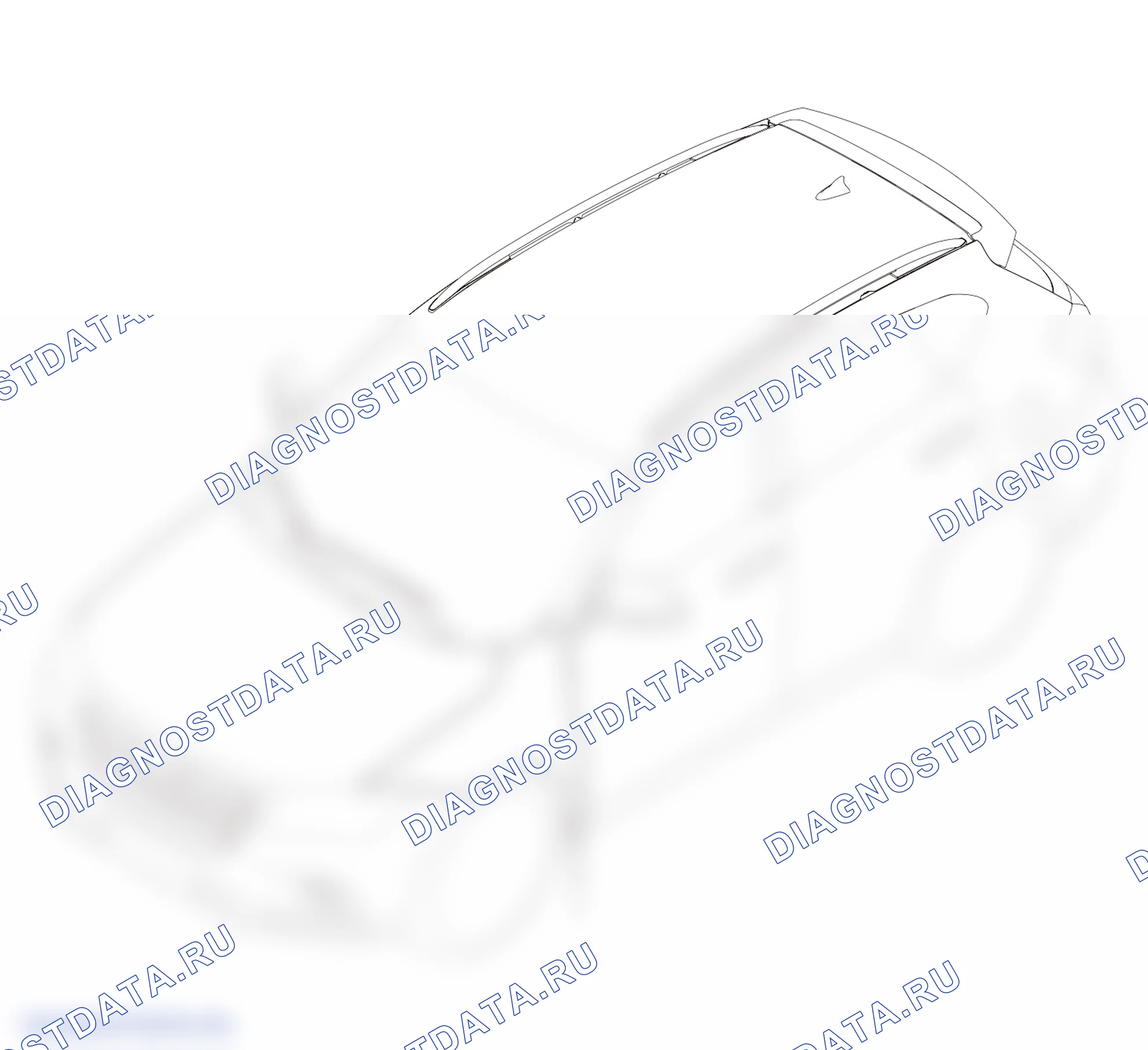 Схема расположения крыла кузова — Haval H2. Haval H2 I