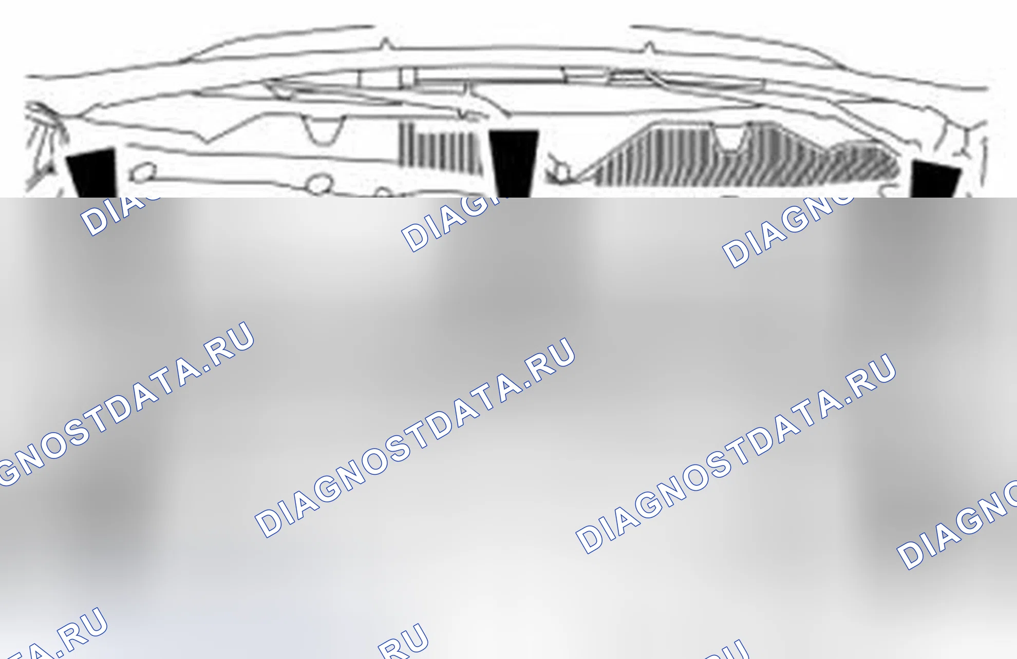Рис. 1260: Демонтаж и монтаж. Ford Mustang V рестайлинг