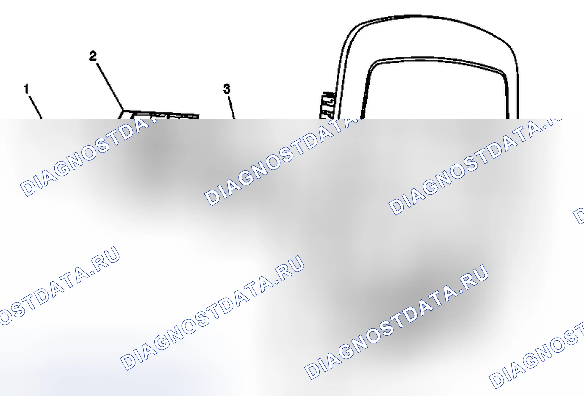 Рис. 7: Замена переключателя люк Sunshade. Cadillac CTS II