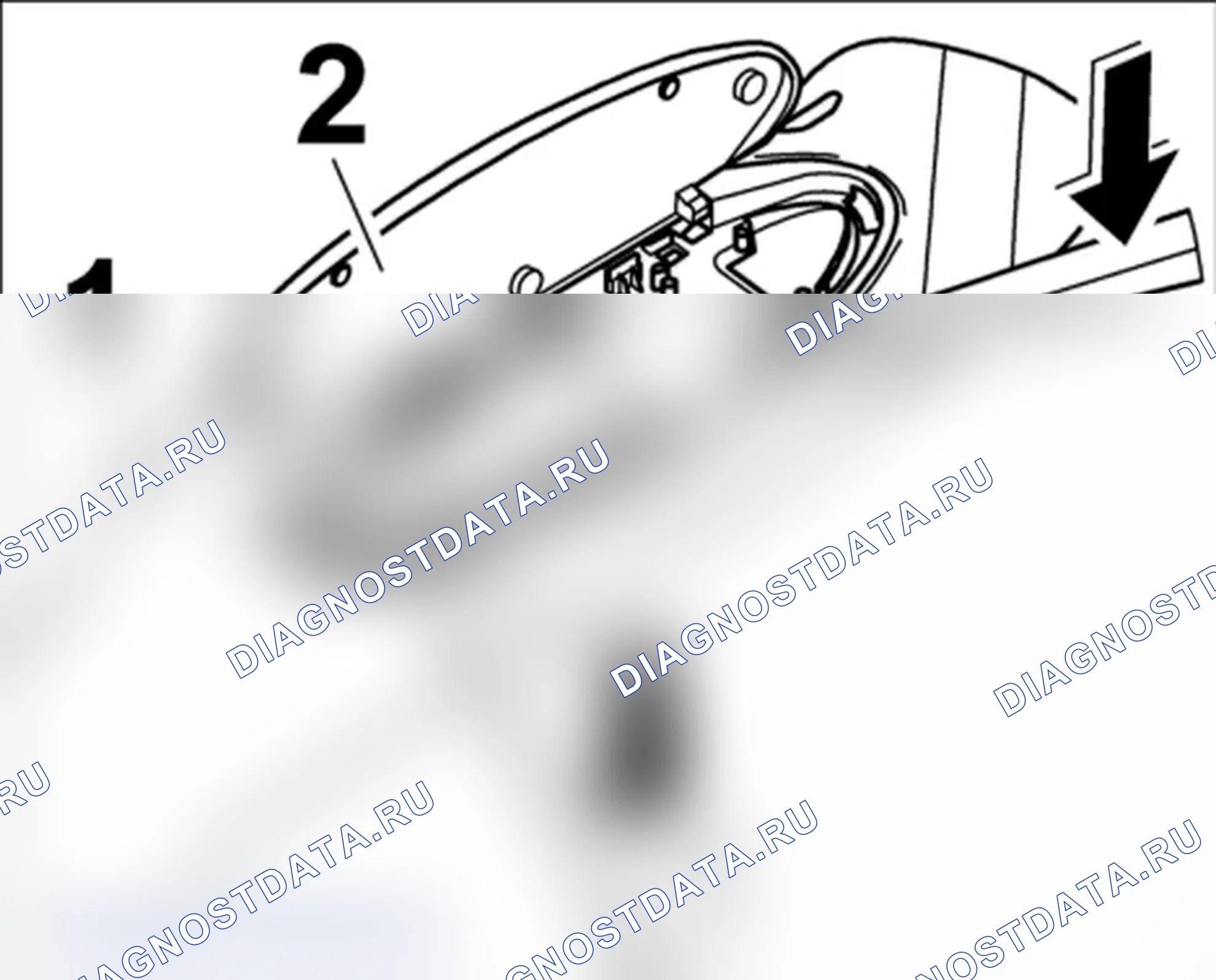 Рис. 83: Снятие корпуса зеркала. Porsche 911 GT3 997