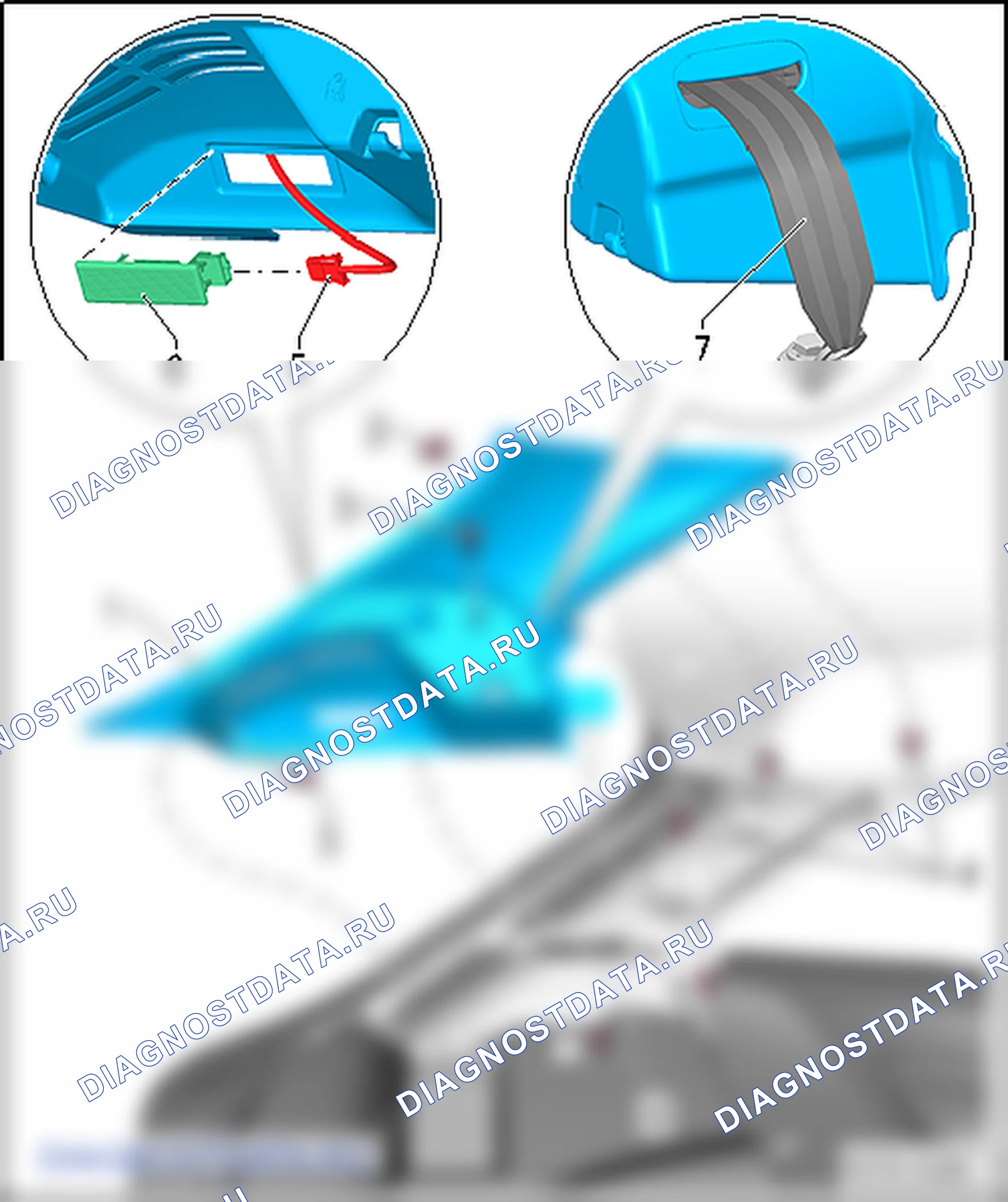 Колонны и боковые панели. SEAT Ibiza IV