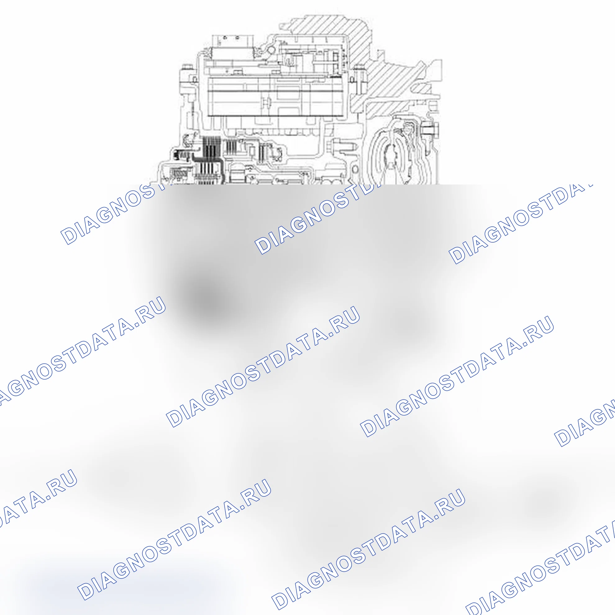 Рис. 107: Промежуточное (2, 6) Сцепление. Ford Edge I