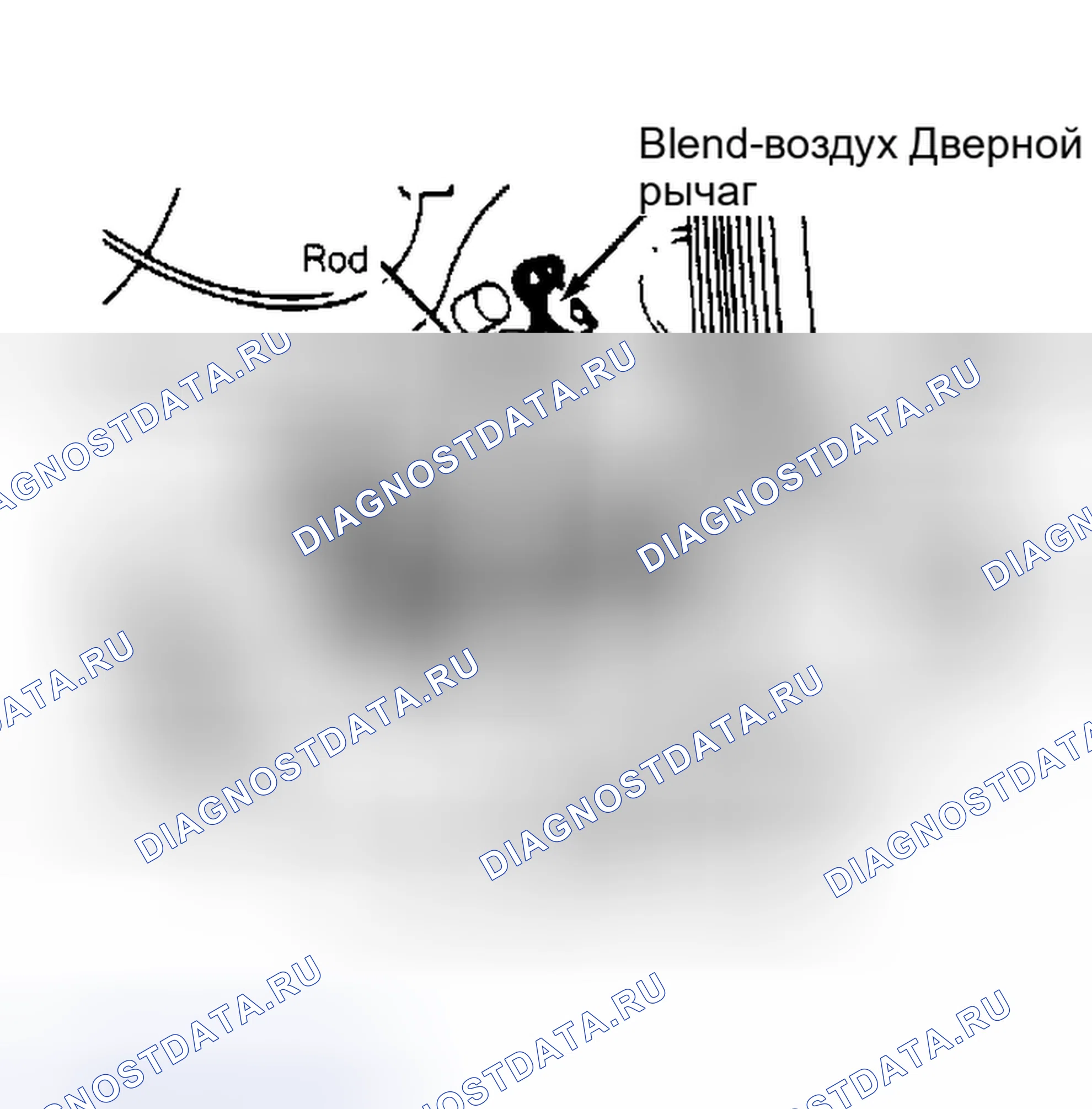 Рис. 13: Регулировка двери управления температурой (280ZX) Подтолкните рычаг дверцы смешивания воздуха к двери.. Nissan 280ZX I