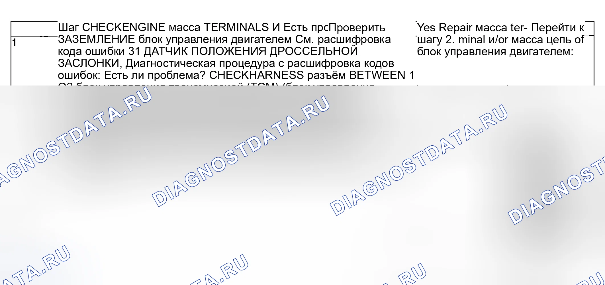 Рис. 606: ДИАГНОСТИЧЕСКАЯ ПРОЦЕДУРА. Subaru Impreza GD/GC/GG рестайлинг