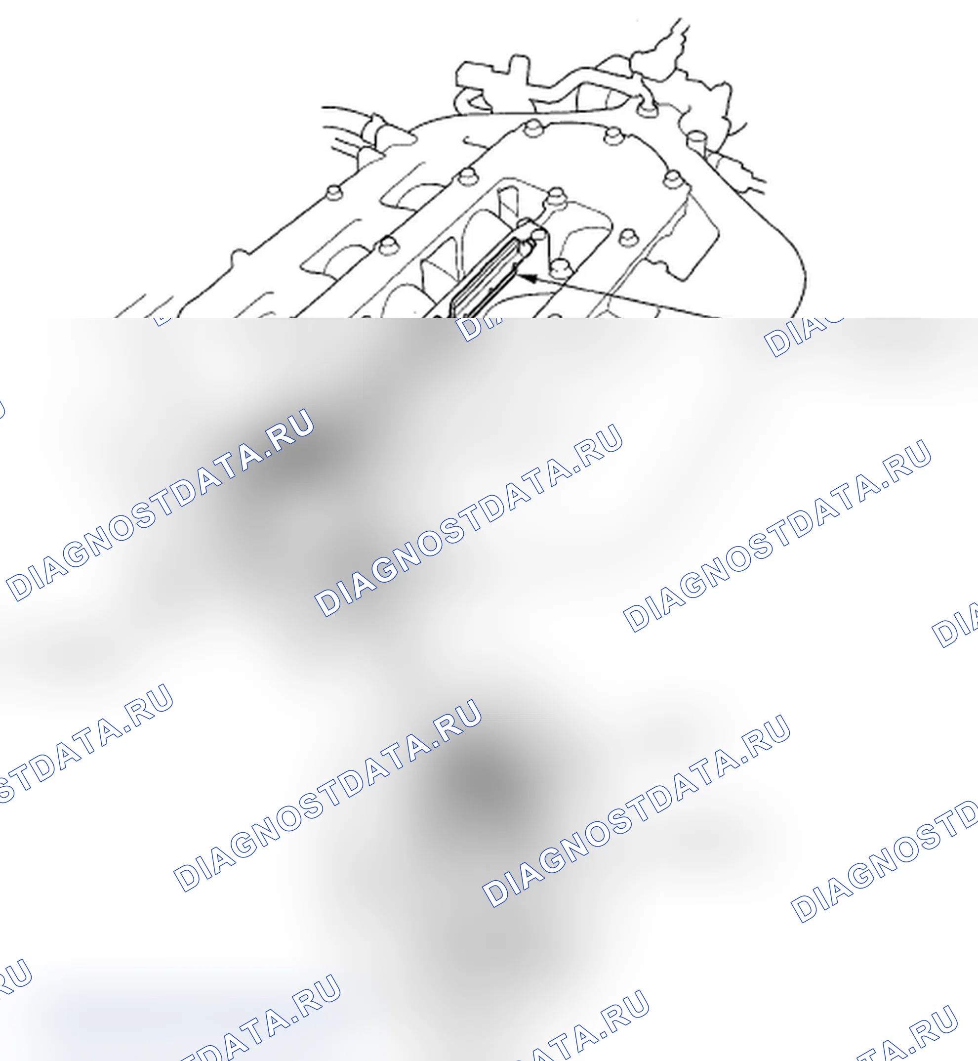 Рис. 227: Система клапанов для настройки впускного коллектора (IMT). Acura MDX II
