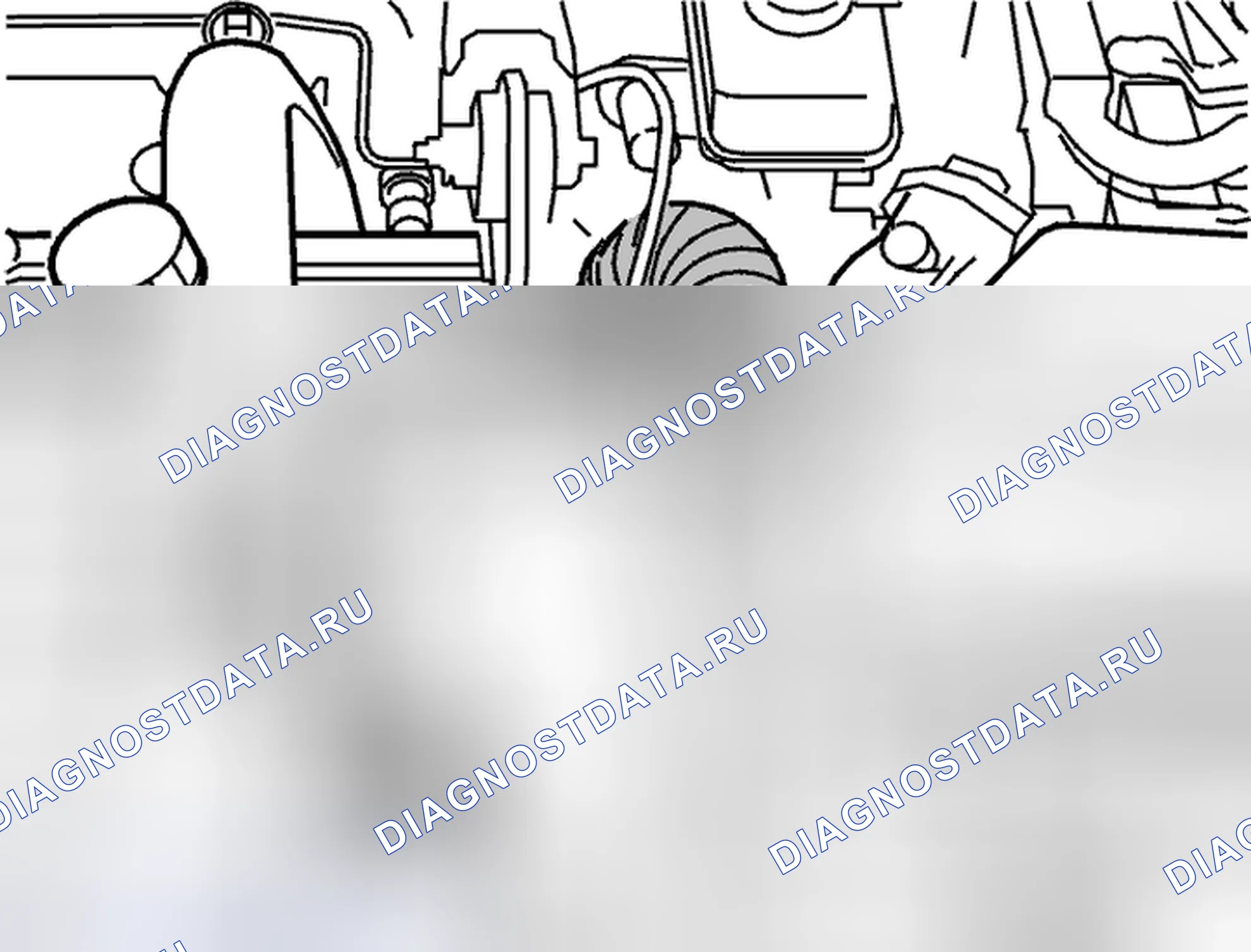 Рис. 179: Подсоединение инструментов. Volvo C70 I