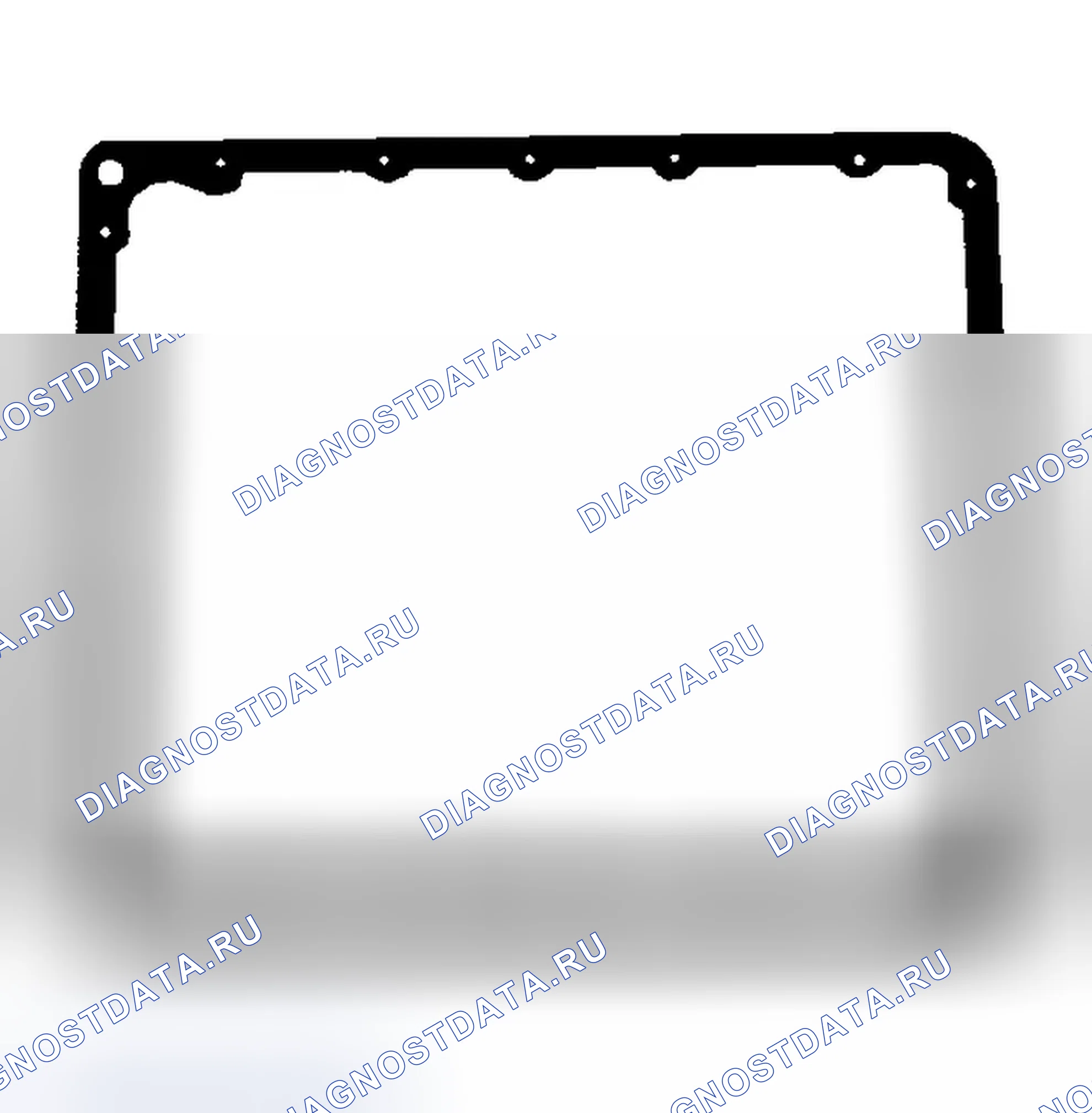 Рис. 165: Прокладка поддона Nissan RE4R01A, RE4R03A и RL4R01A. Honda Civic VI