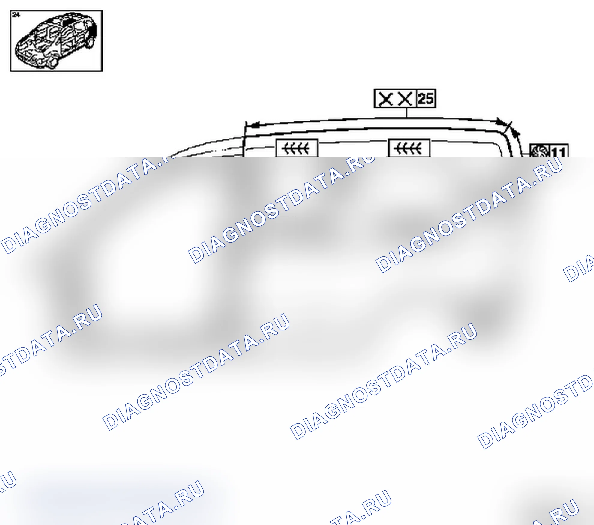 Замена верхней части боковой панели при крыше - модели F 06, F 25. Opel Combo C