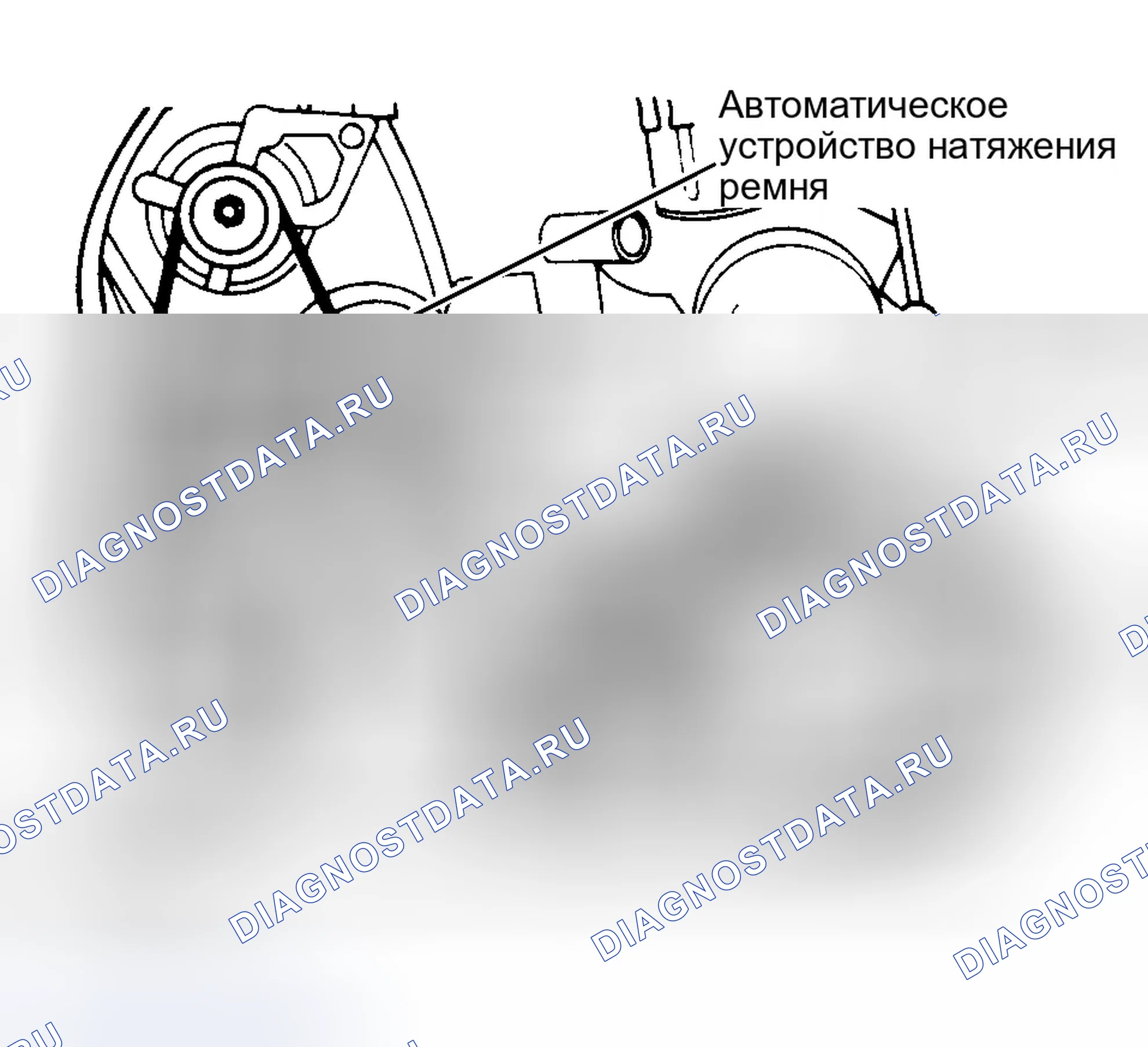 Рис. 9: МАРШРУТИЗАЦИЯ ПРИВОДНОГО РЕМНЯ (3.0L универсал и VOYAGER). Dodge Dakota II