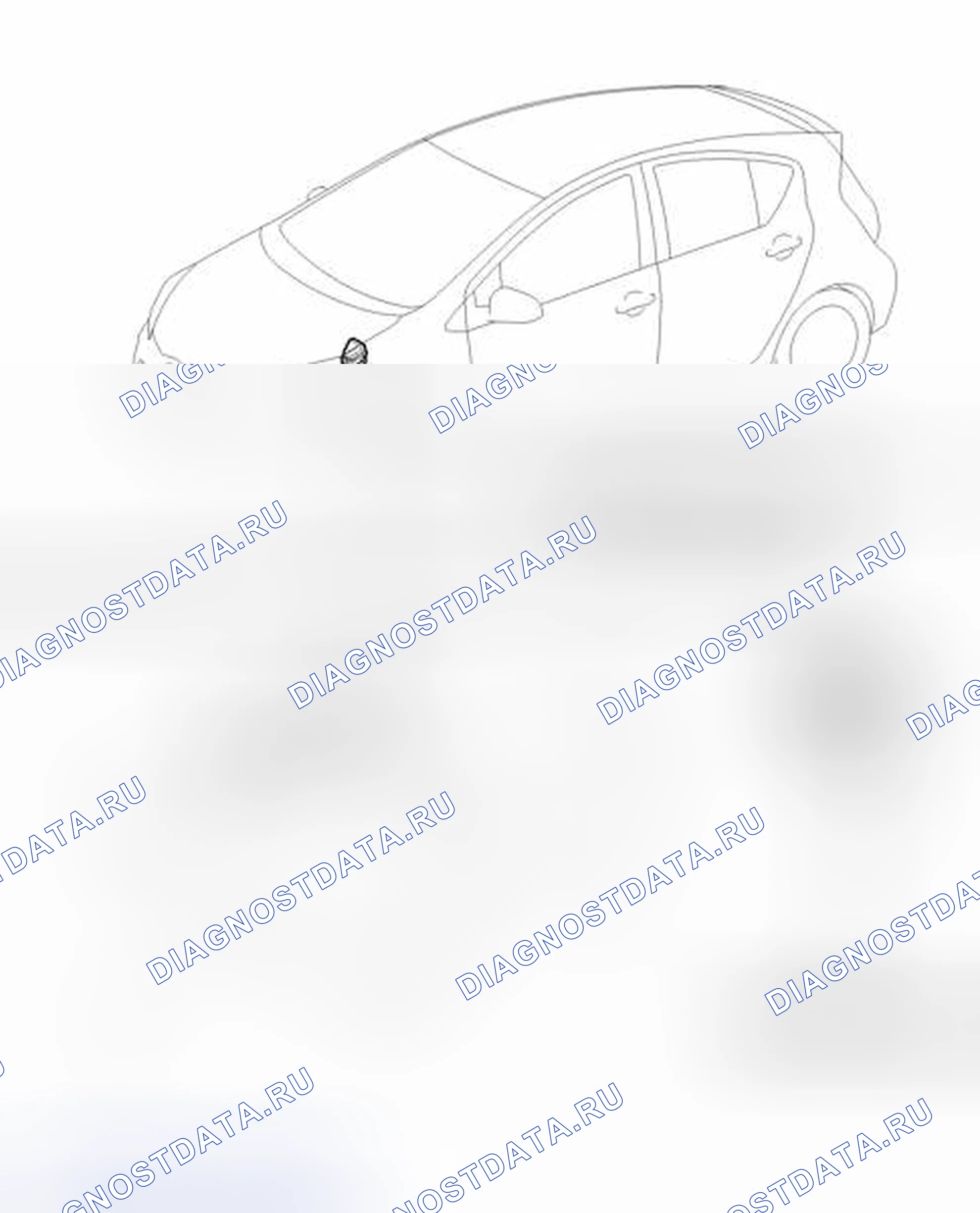 Рис. 50: ИЛЛЮСТРАЦИЯ. Toyota Prius C I