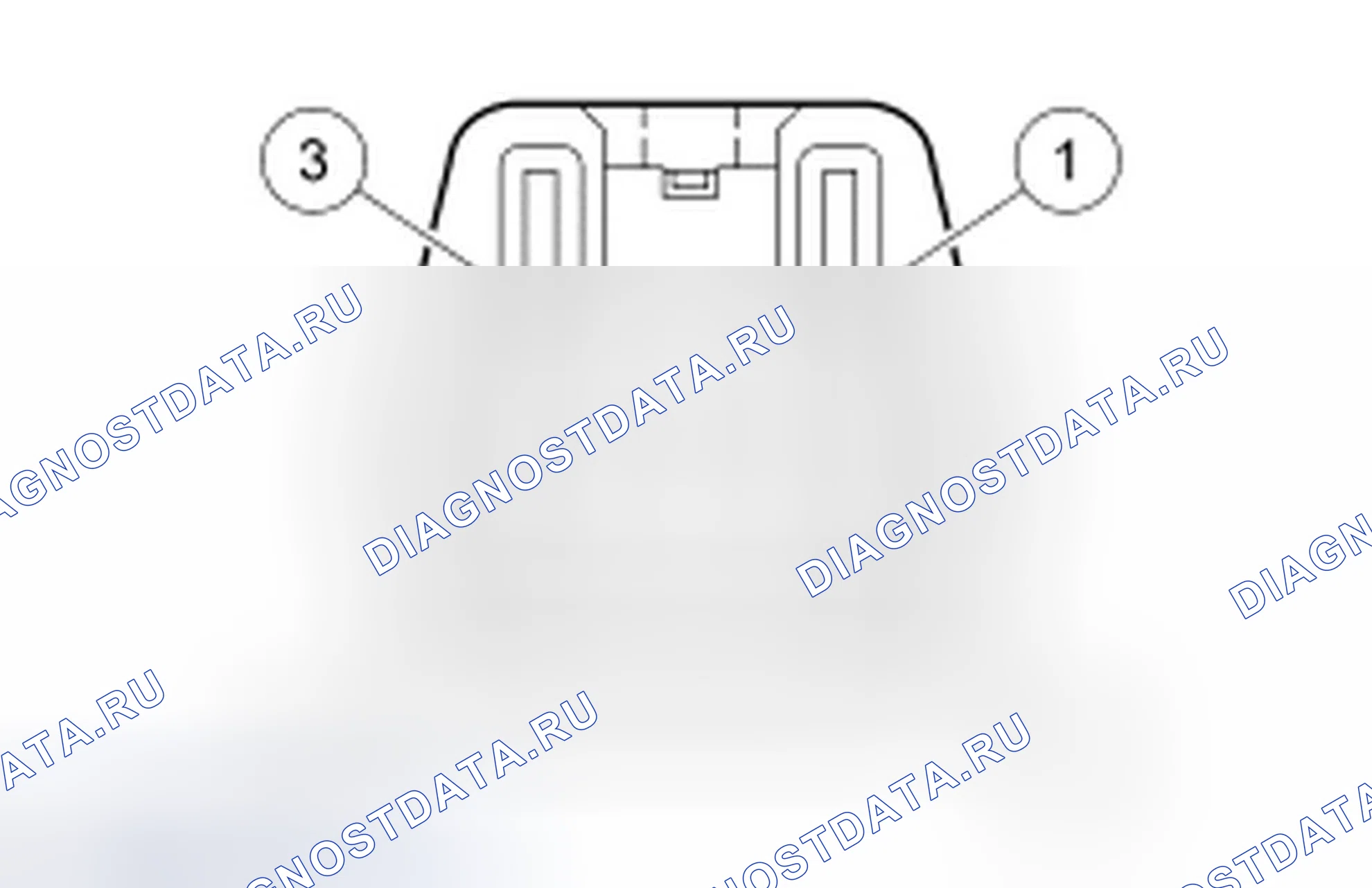 Рис. 87: Резистор двигателя вентилятора. Ford Edge I