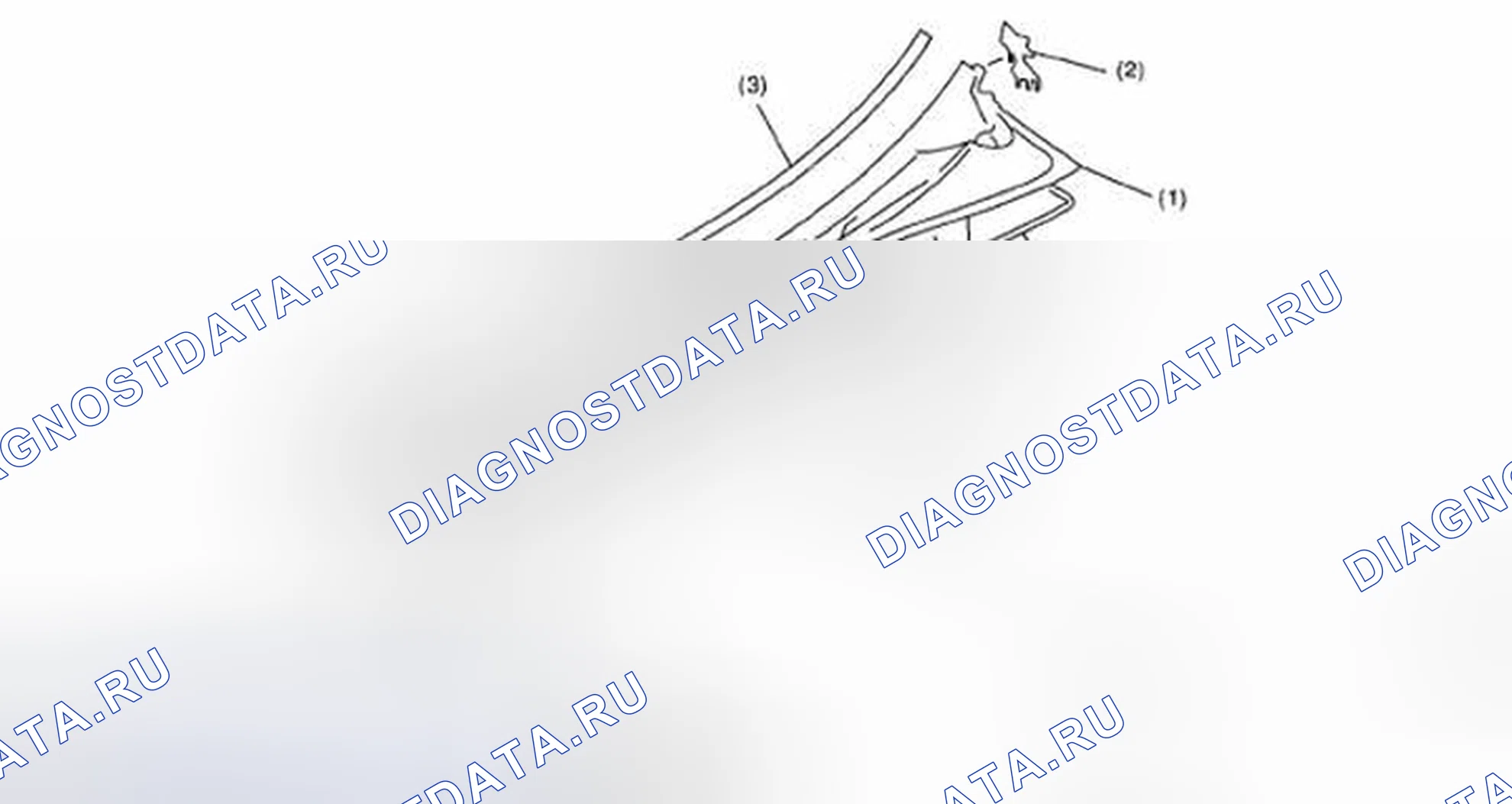 Рис. 21: Покомпонентный вид панели обтекателя. Subaru Impreza WRX STI GD рестайлинг 2