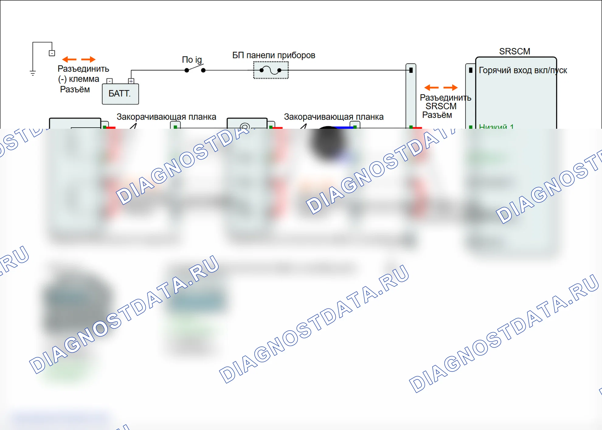 B1347: Слишком низкое сопротивление подушки безопасности водителя (1-я ступень). Hyundai Genesis BH