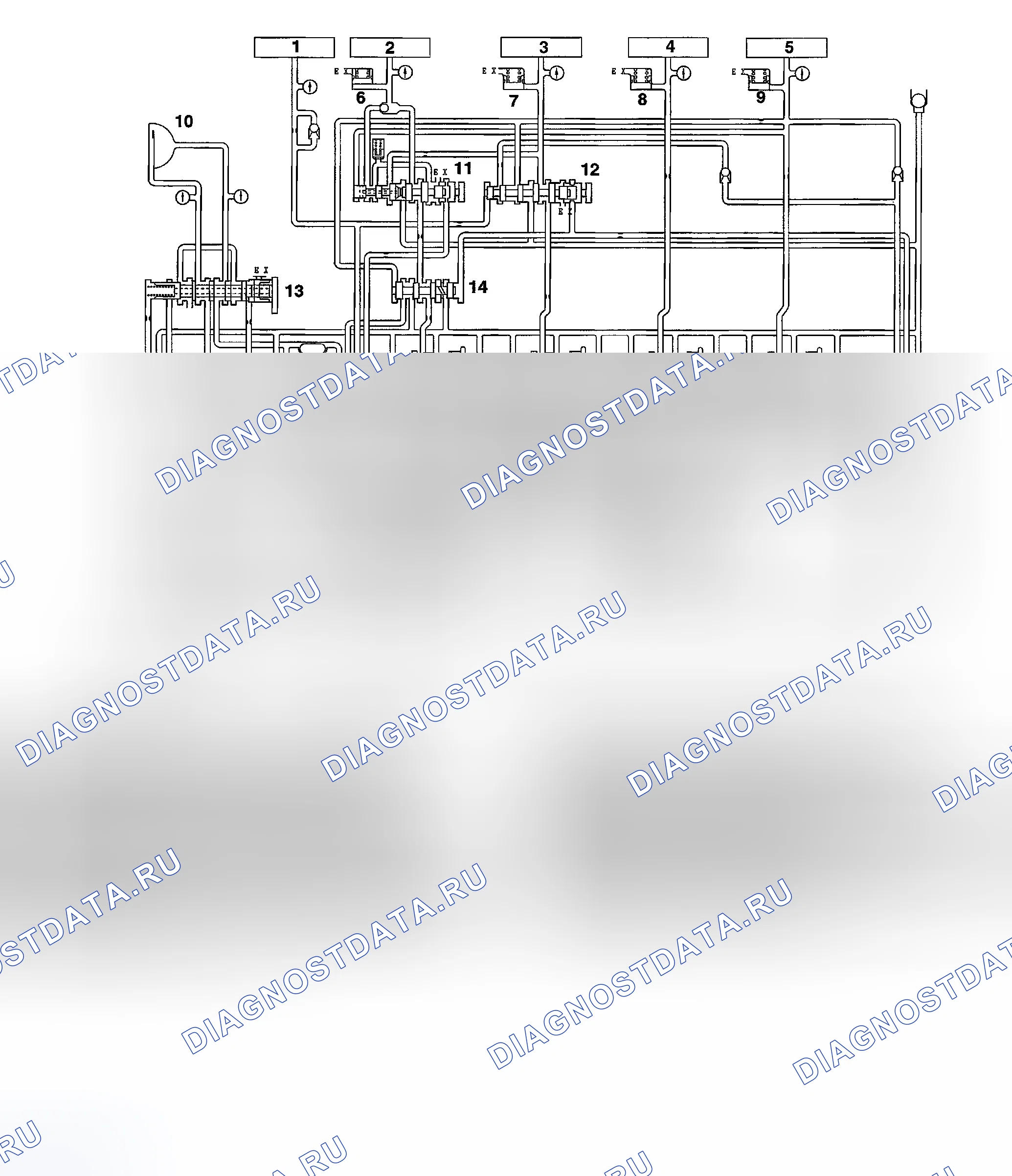 Рис. 82: ГИДРАВЛИЧЕСКИЙ КОНТУР. Mitsubishi Eclipse III