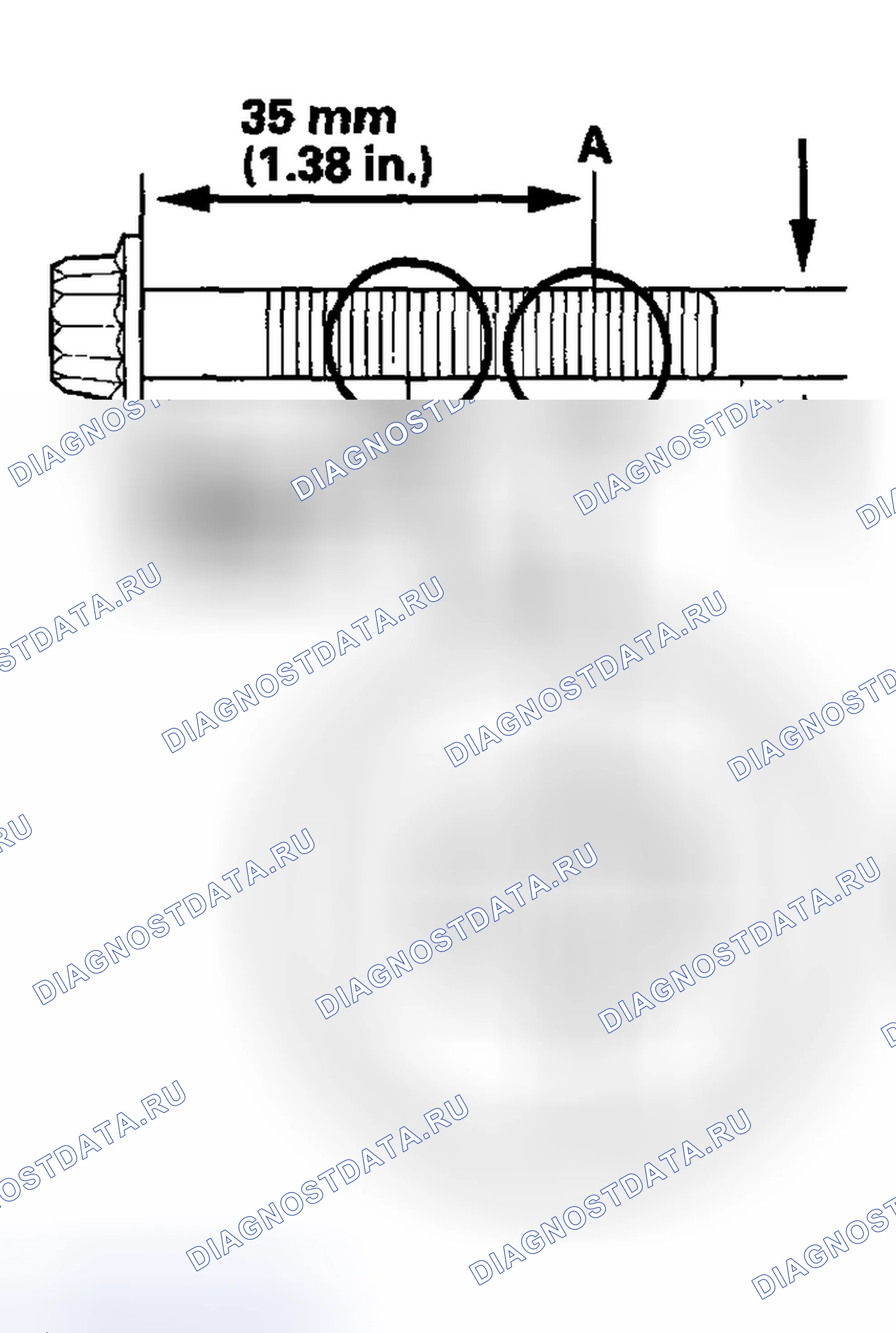 Рис. 163: Проверка болта шатуна. Acura RSX I