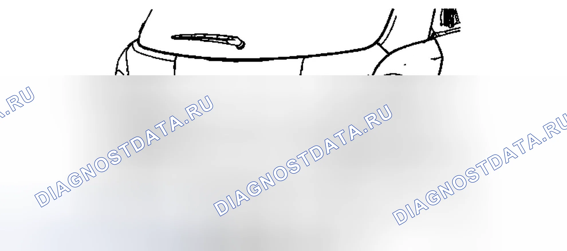 Рис. 11: Замена эмблемы / паспортной таблички дверь багажника. Chevrolet Captiva I рестайлинг 2