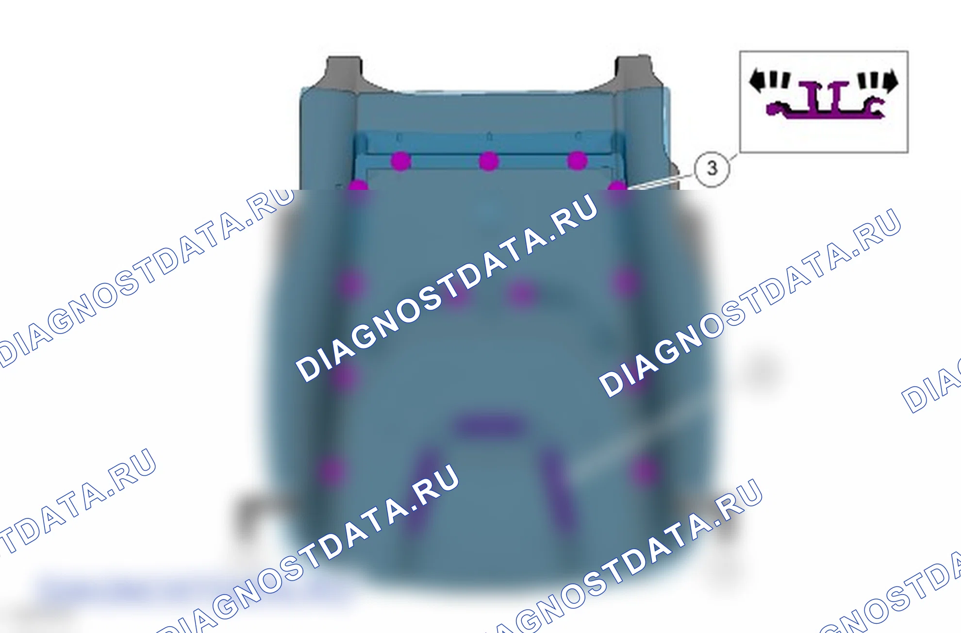 Как снять и установить обивку подушки переднего сидения. Ford Galaxy III