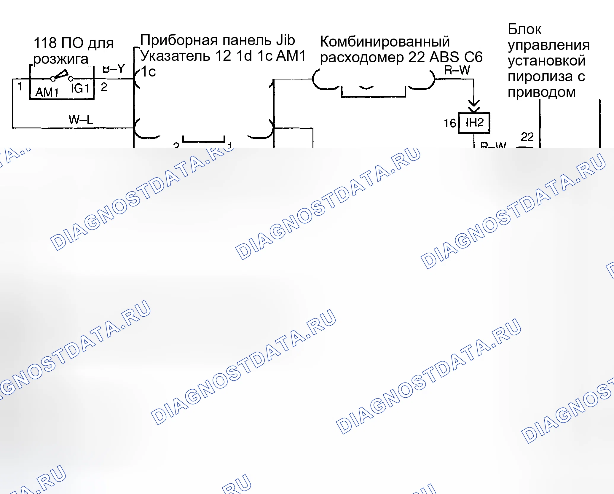 Рис. 104: электросхема. Toyota Sequoia I