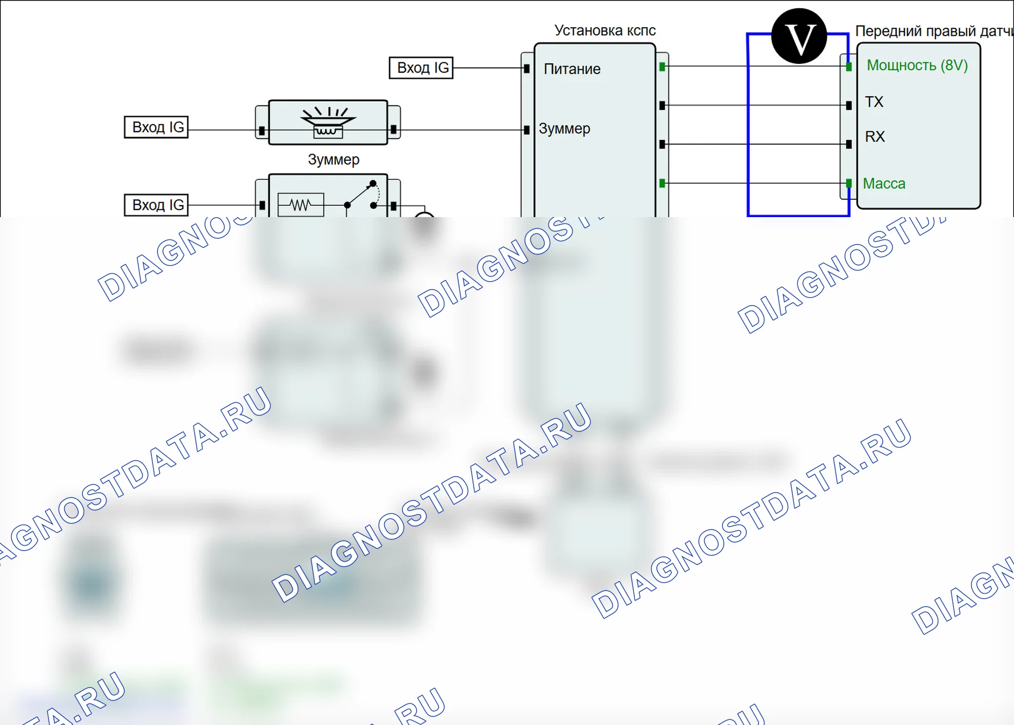 B1213: Отказ переднего правого датчика. Hyundai Genesis BH