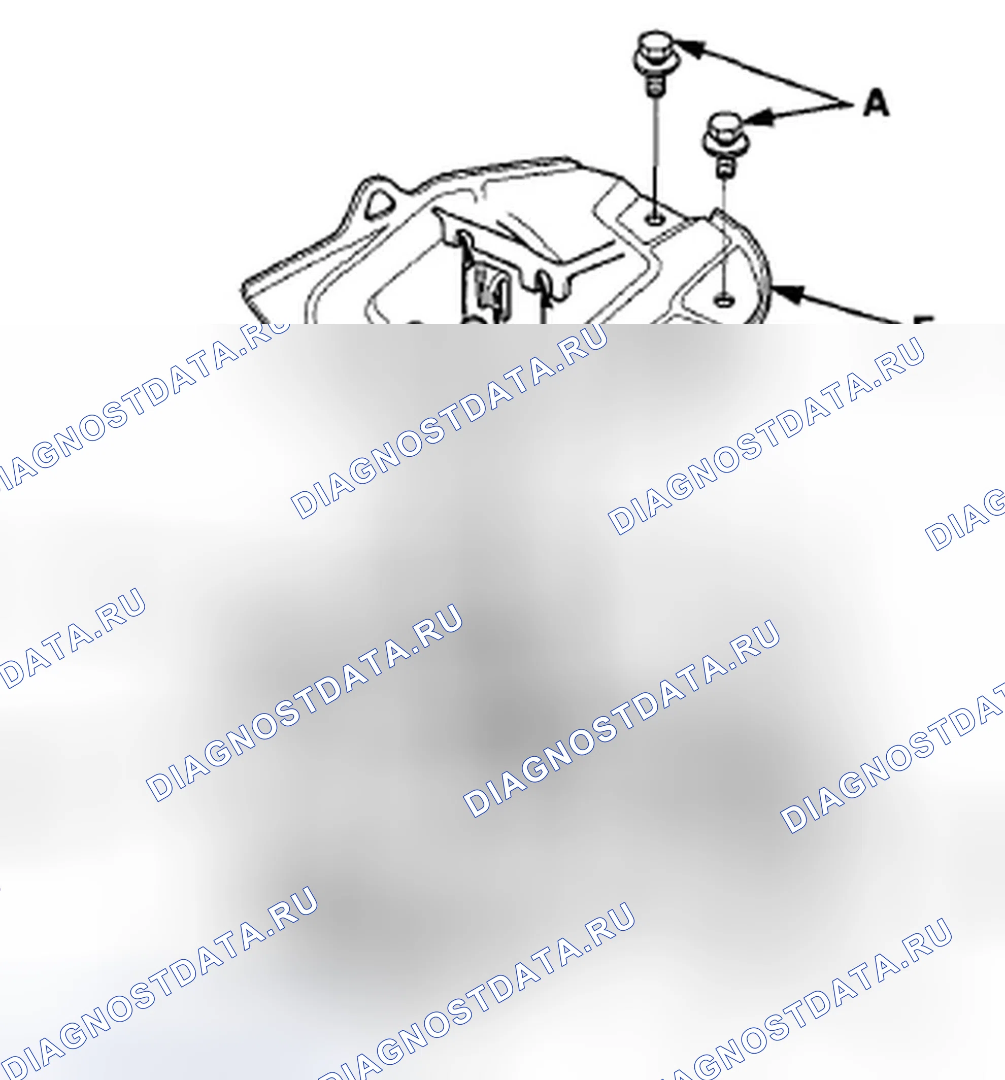 Рис. 87: Замена шланга сцепления. Honda Accord VIII