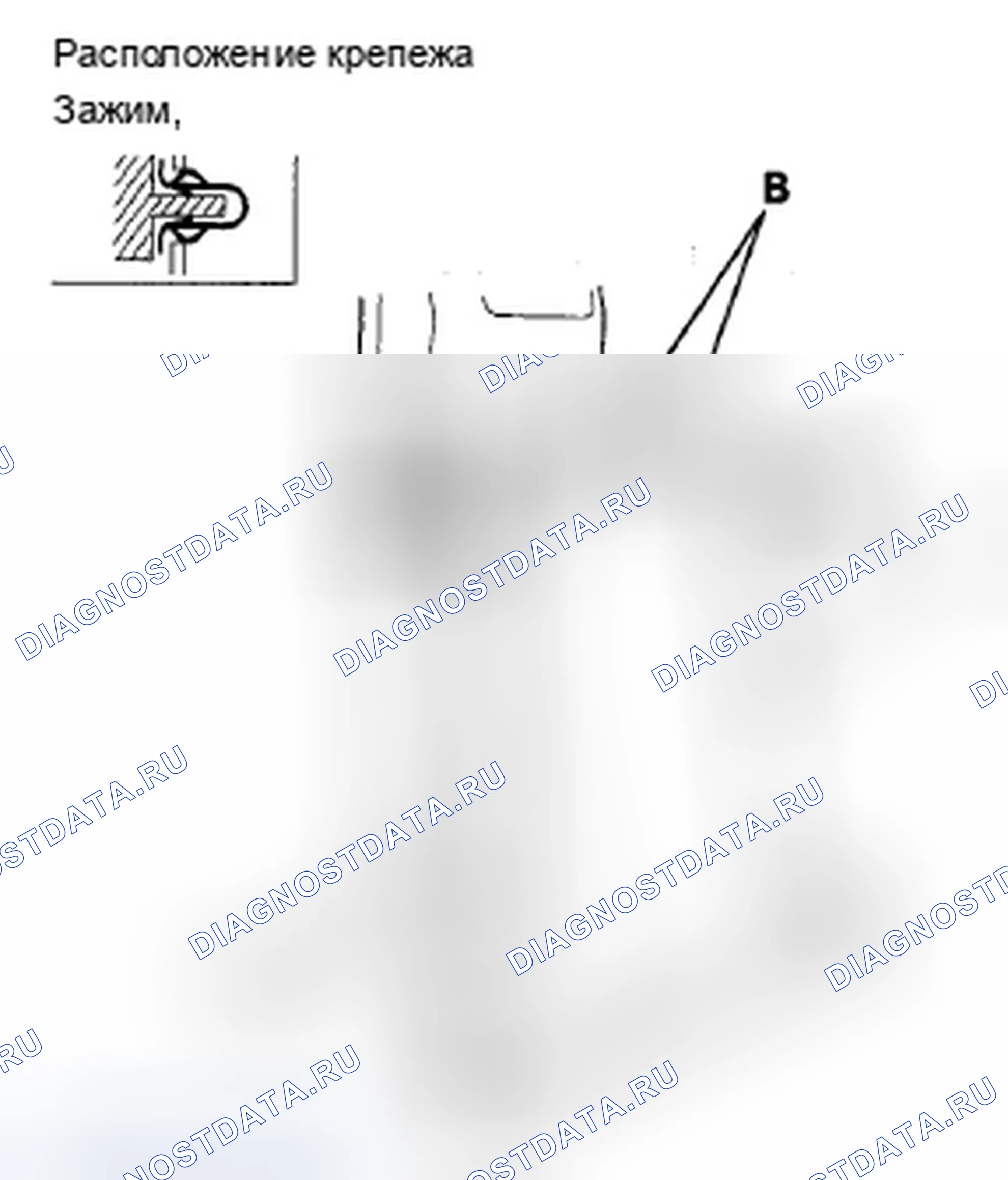 Рис. 84: Верхняя/нижняя обрезка колонны B. Acura ZDX I