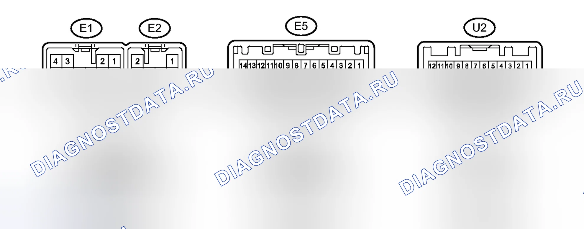 Рис. 97: КЛЕММЫ ЭБУ. Toyota Avalon XX40