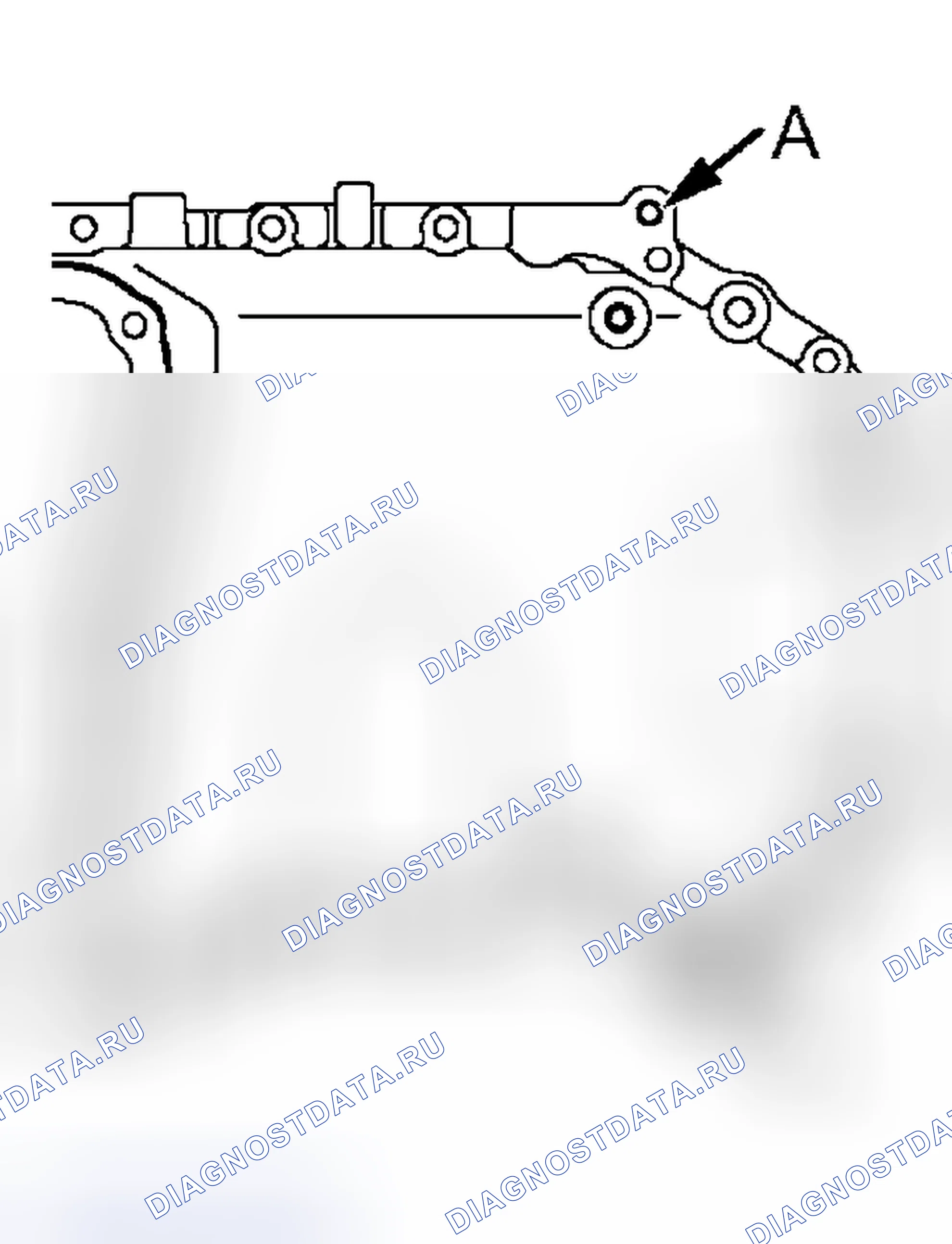 Рис. 221: < < B > > СНЯТИЕ МАСЛОСБОРНИКА СВЕРХУ < 4WD >. Mitsubishi Outlander I
