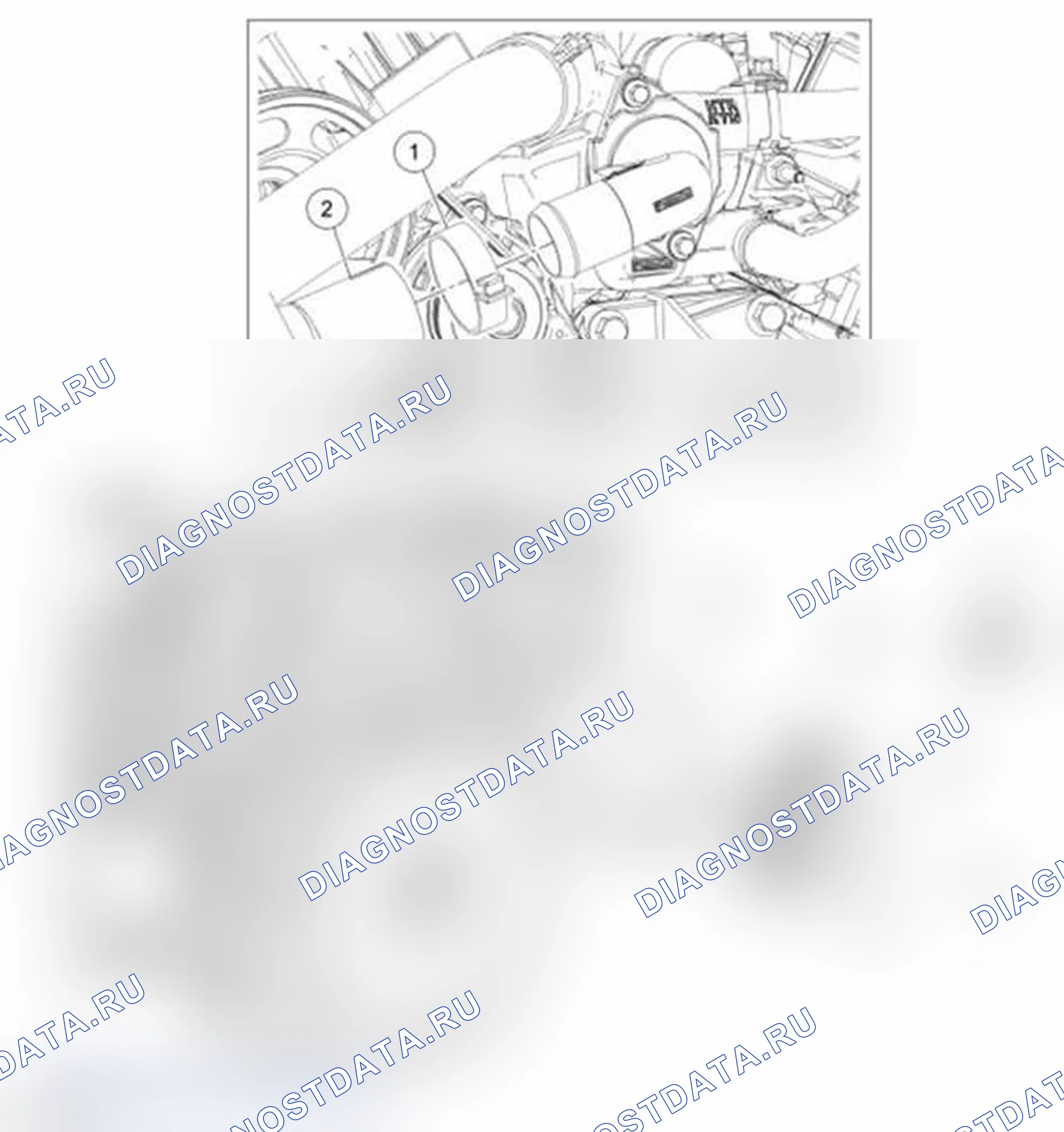 Рис. 18: Насос охлаждающей жидкости - 3,0 л (4V). Mercury Mariner II рестайлинг