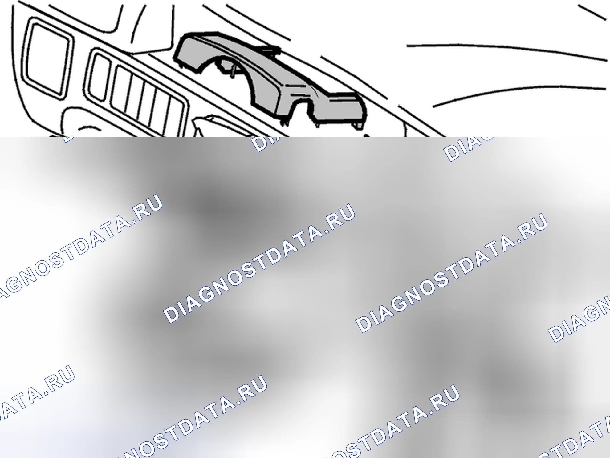 Рис. 110: Установка крышек рулевой колонки. Volvo C70 I