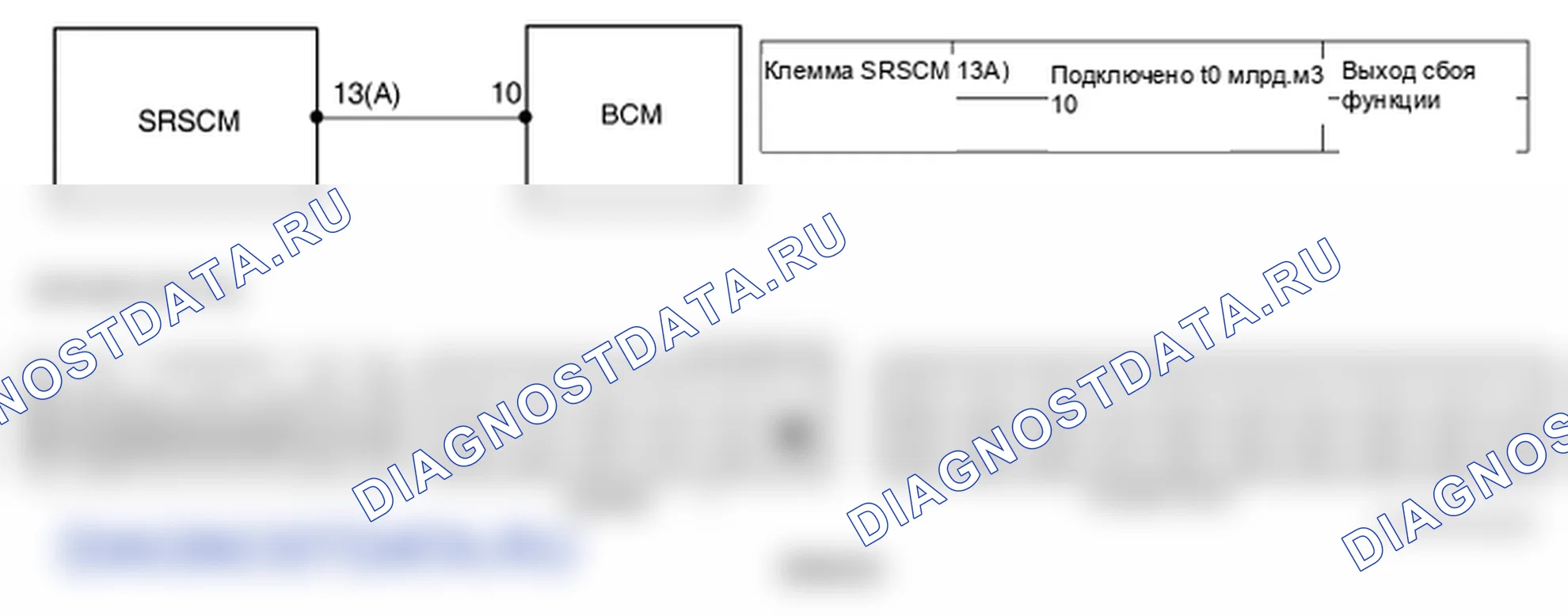 Фрагмент электросхемы: B1650. Hyundai Santa Fe CM