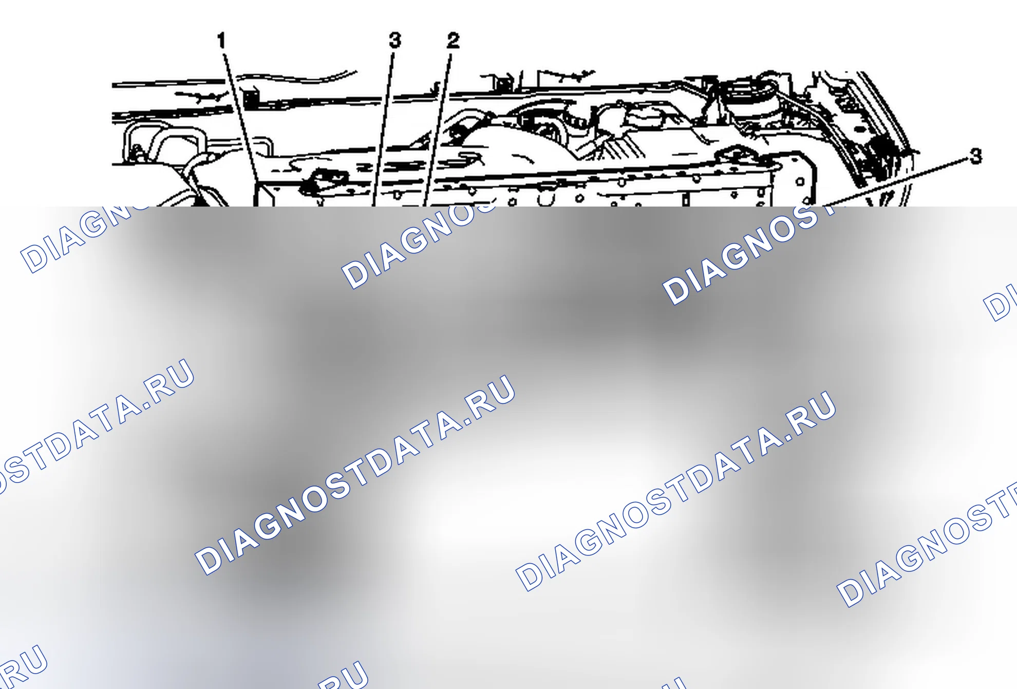 Рис. 55: Замена верхнего кронштейна радиатора (LTG). Chevrolet Malibu VIII рестайлинг