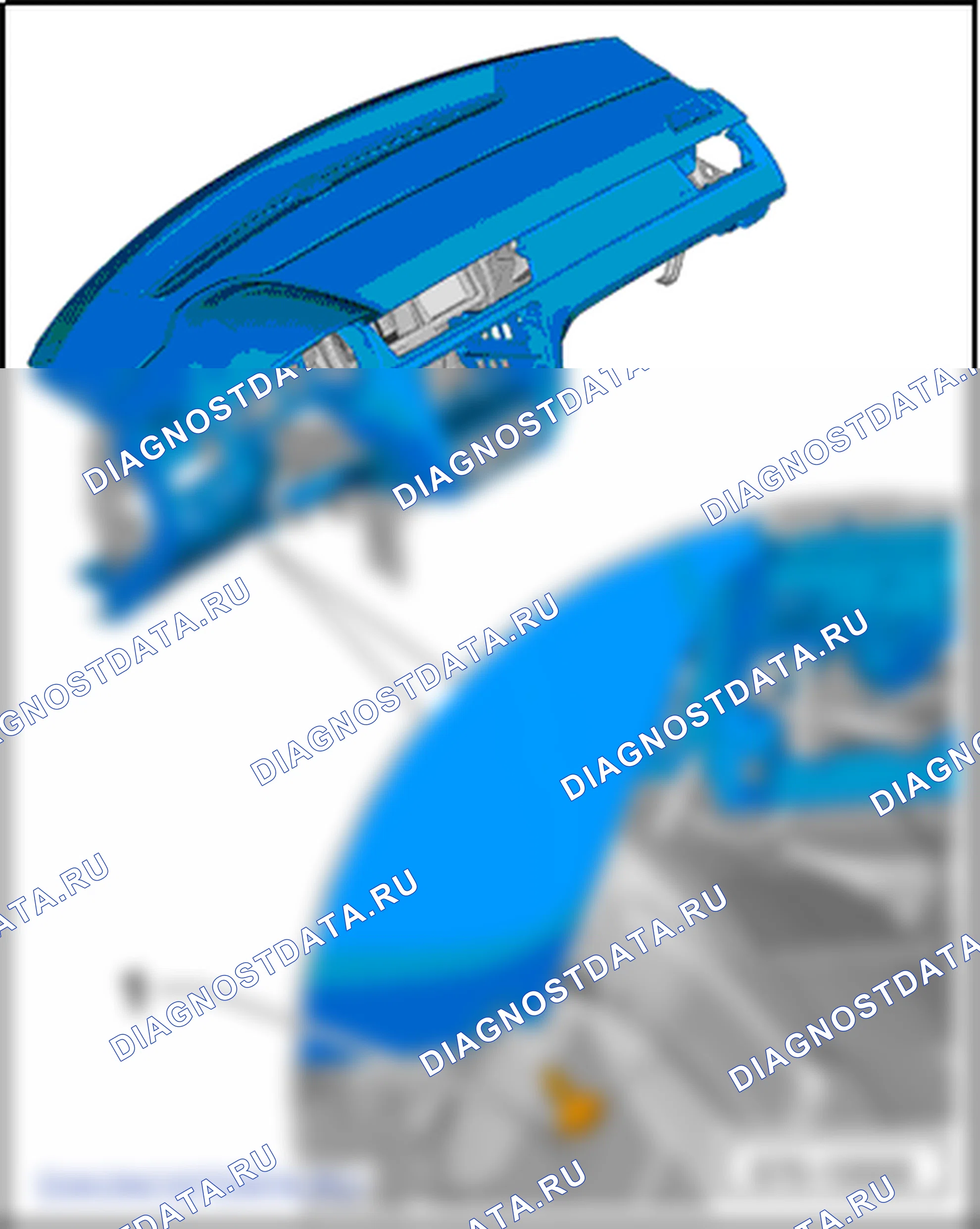 Передняя панель. SEAT Toledo Iv