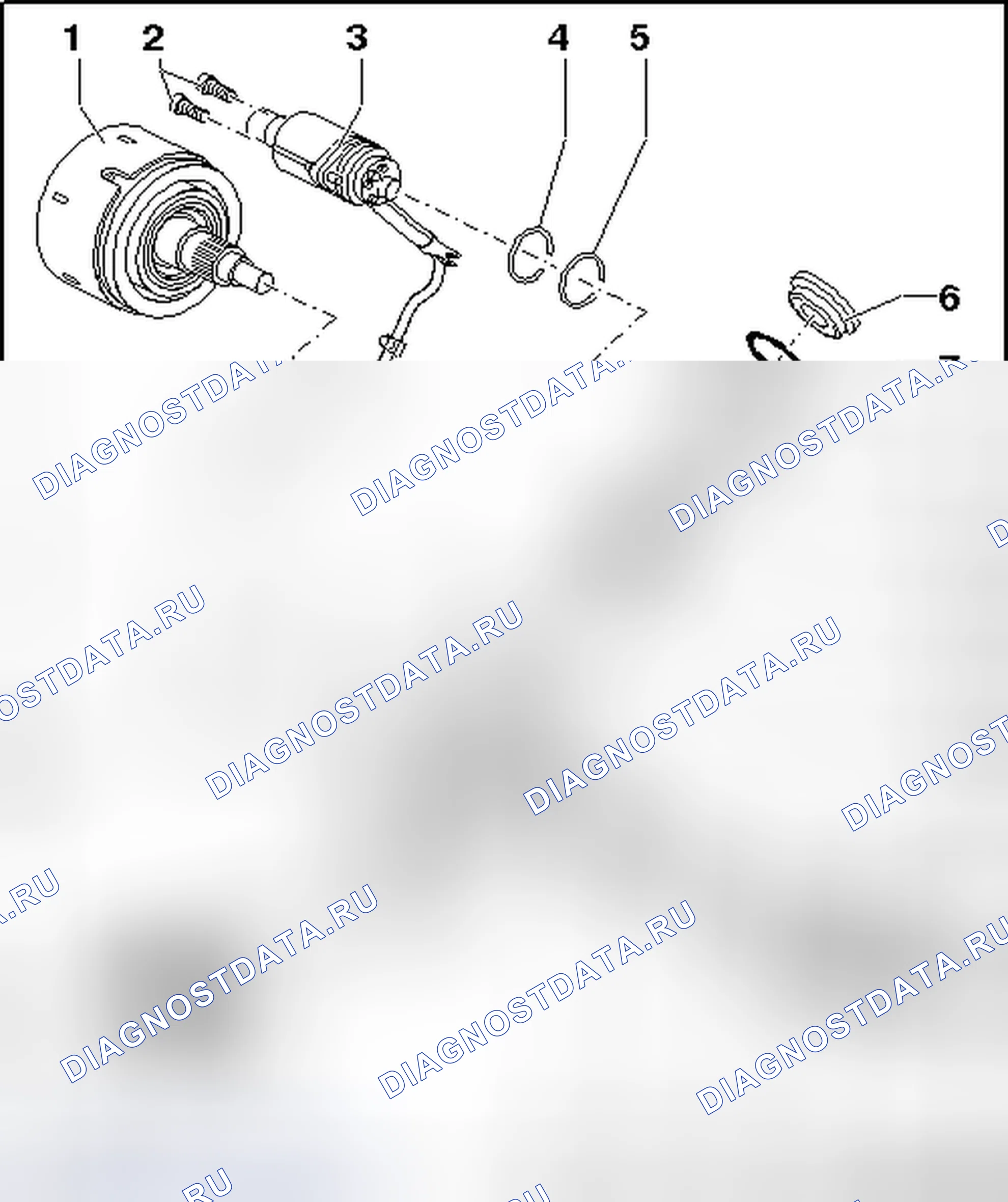 Рис. 9: КОМПОНЕНТЫ СЦЕПЛЕНИЯ HALDEX. Volkswagen Passat B6