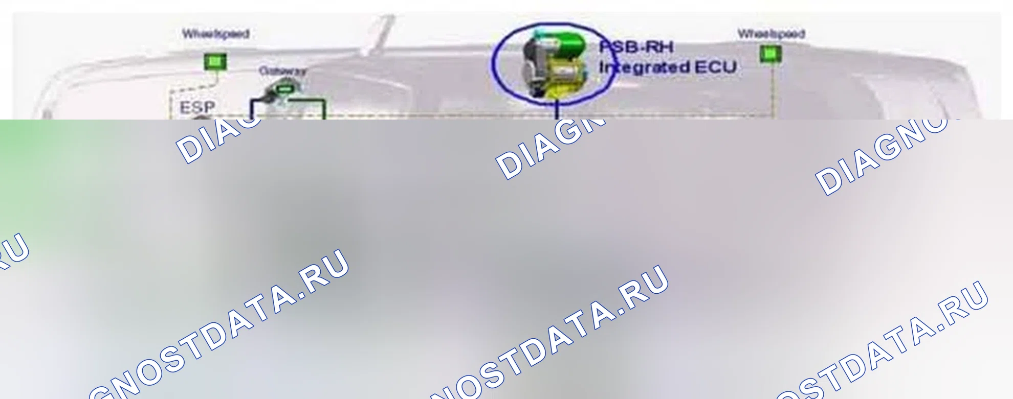 Рис. 371: Расположение компонентов. Hyundai Equus II