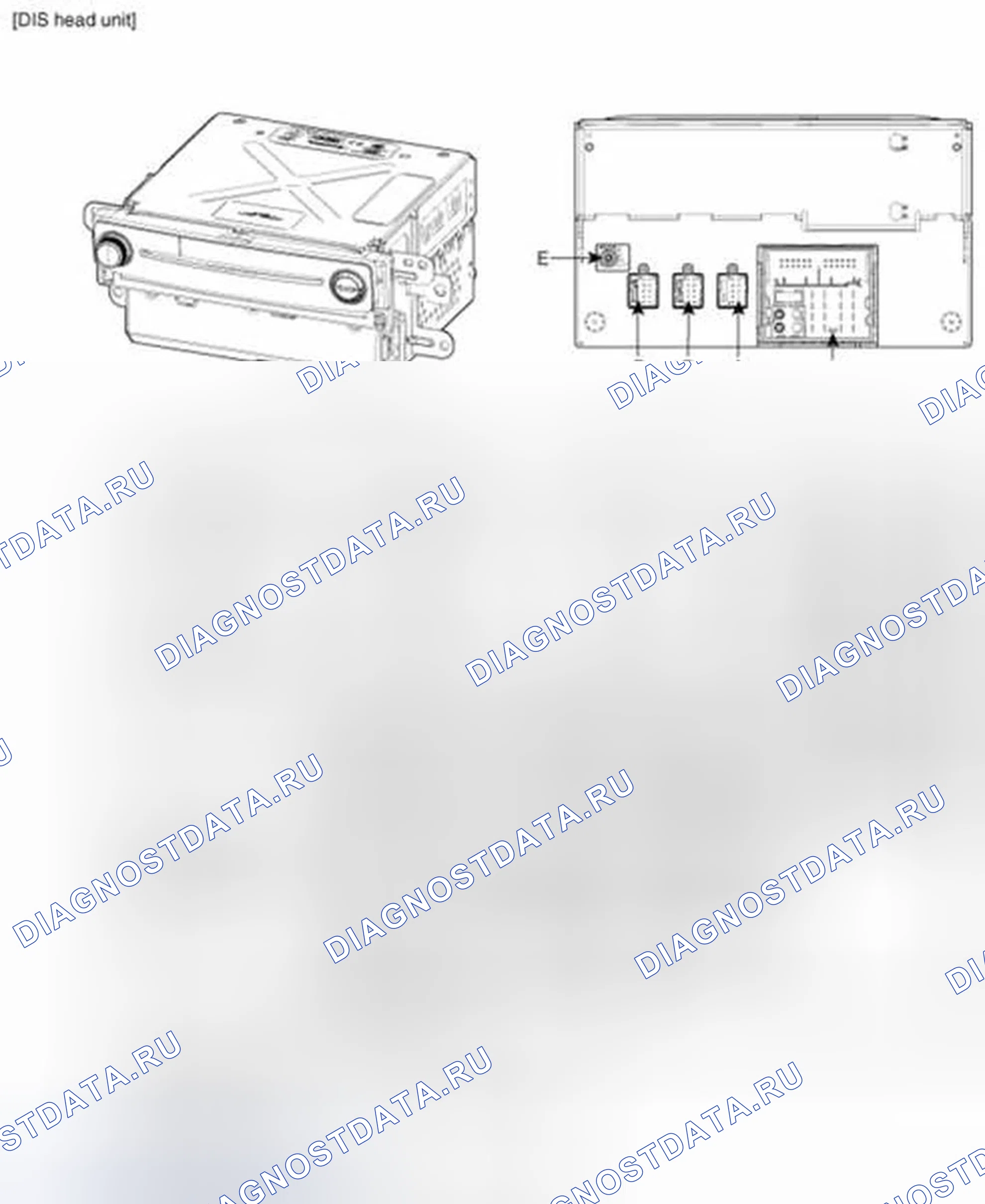 Рис. 16: Расположение компонентов. Hyundai Equus II