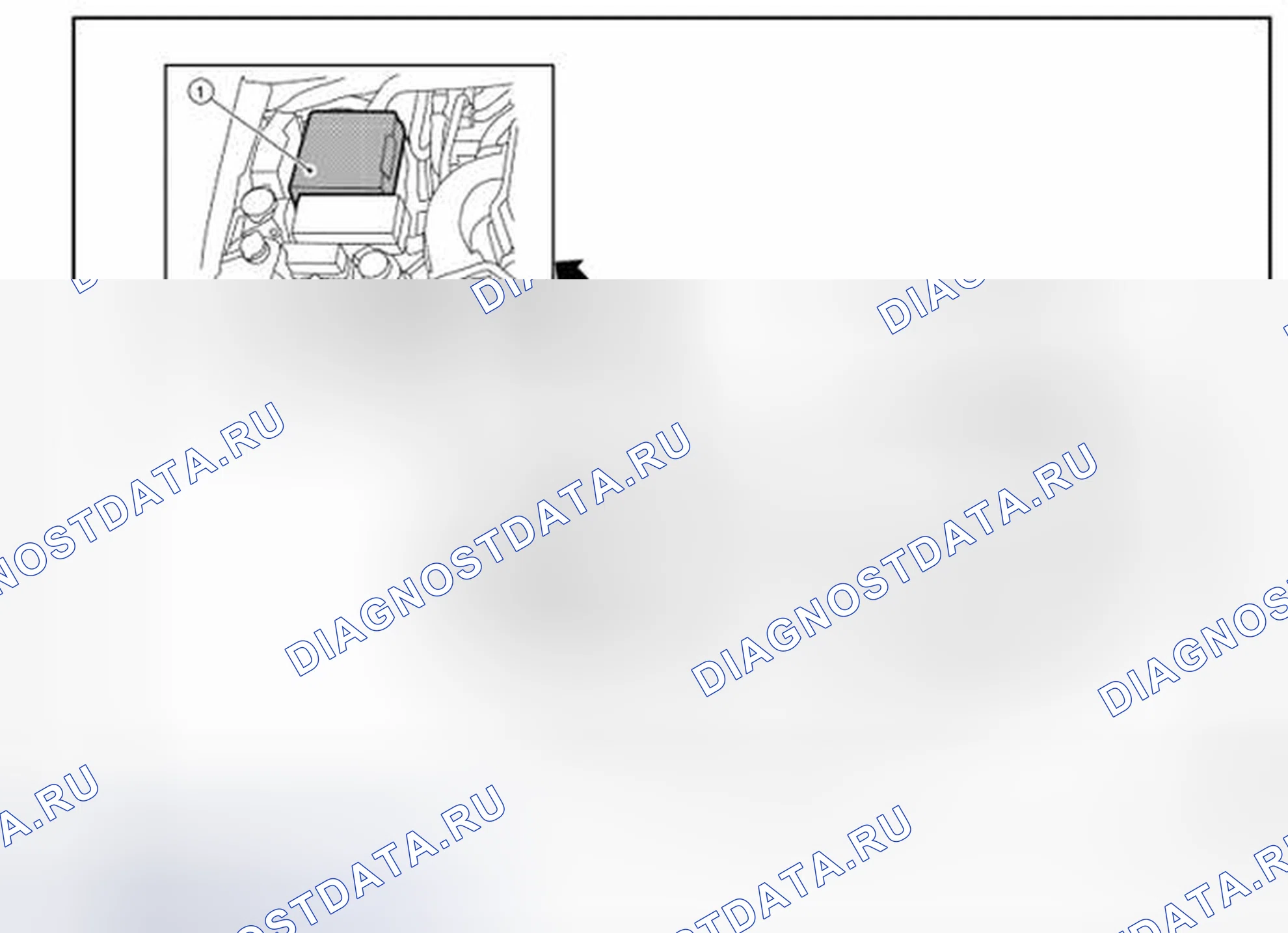 Рис. 2: Расположение компонентов. Nissan Pathfinder III рестайлинг