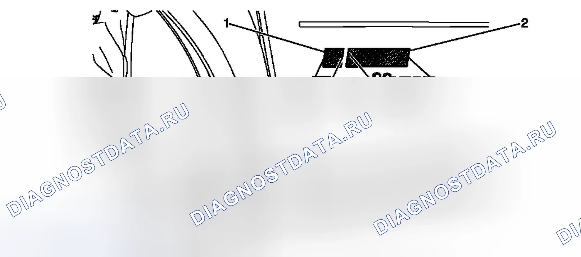 Рис. 11: Эмблема передней двери / замена шильдика (GME). Chevrolet Malibu VIII