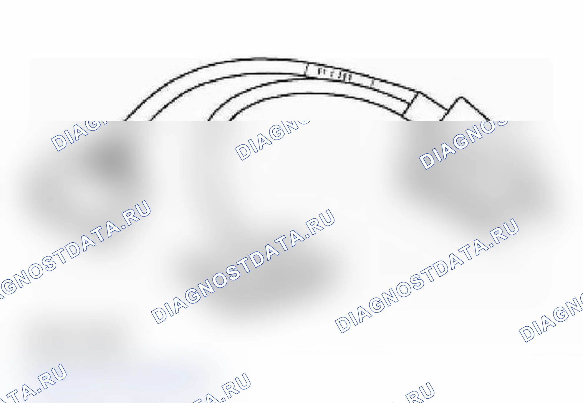 Рис. 3: 61 1 260 Вывод V-адаптера, 30-контактный. BMW M3 E46