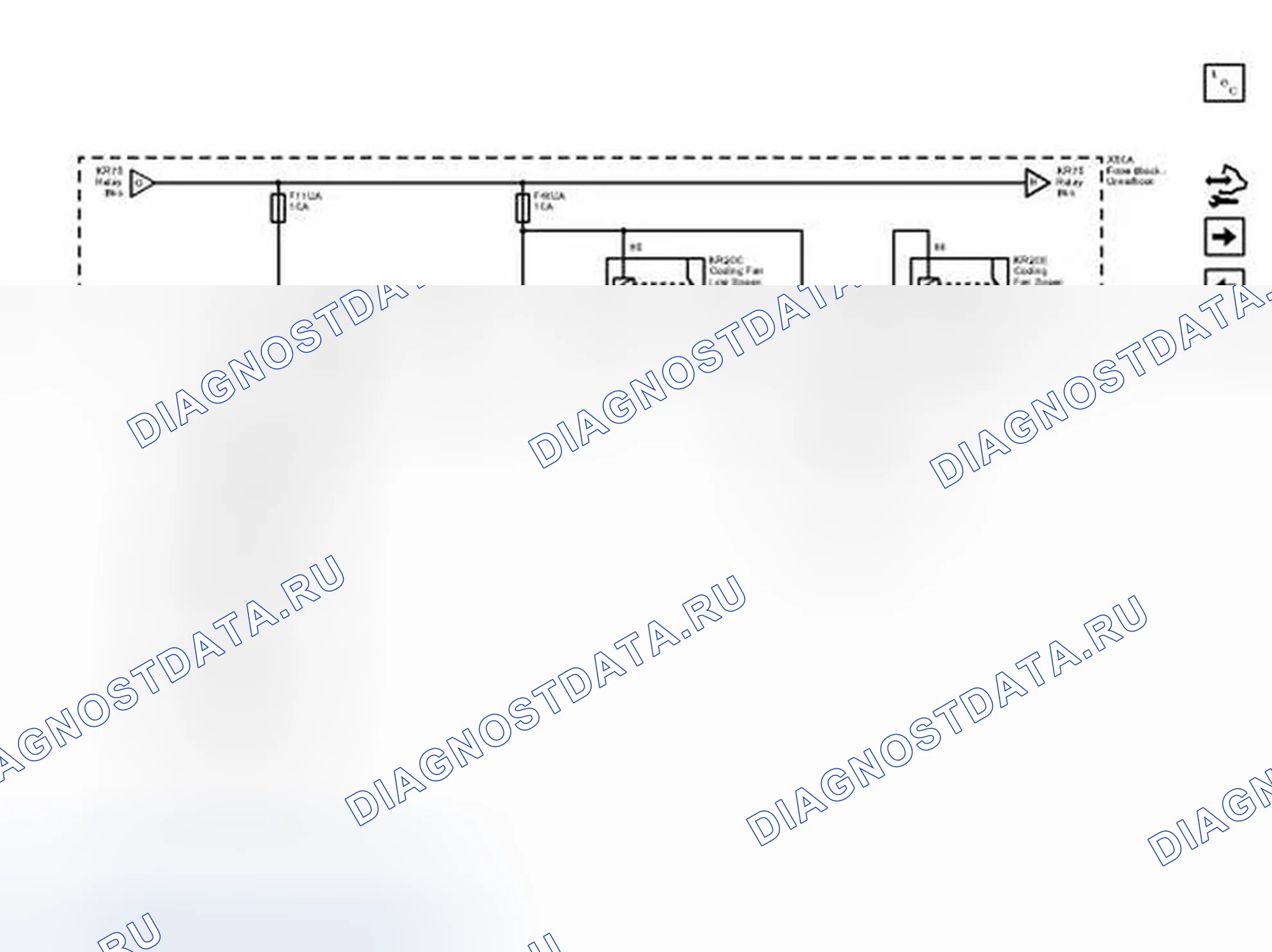 Рис. 88: Предохранители F11UA и F46UA. Chevrolet Malibu VIII рестайлинг