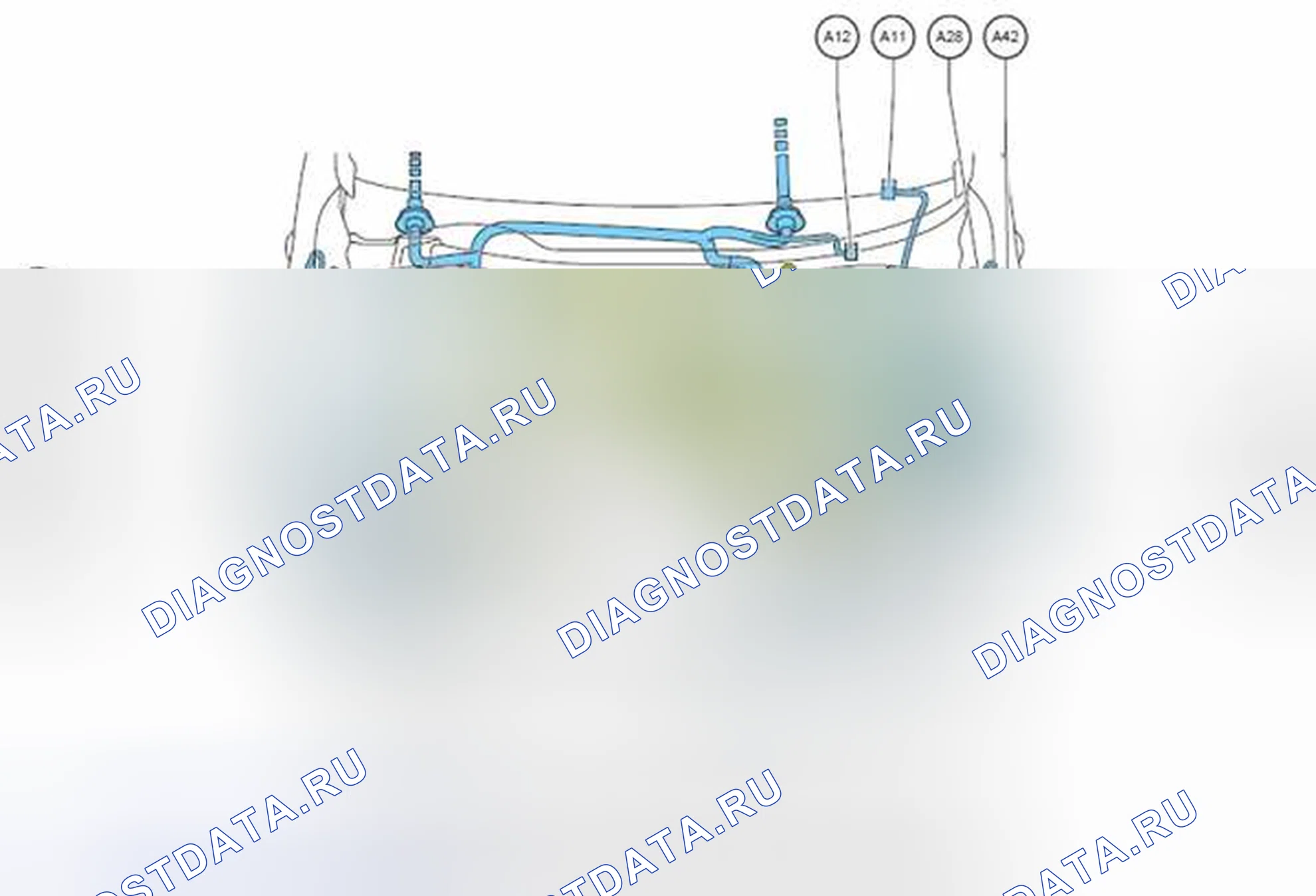 Рис. 204: Расположение деталей в моторном отсеке. Toyota Corolla X