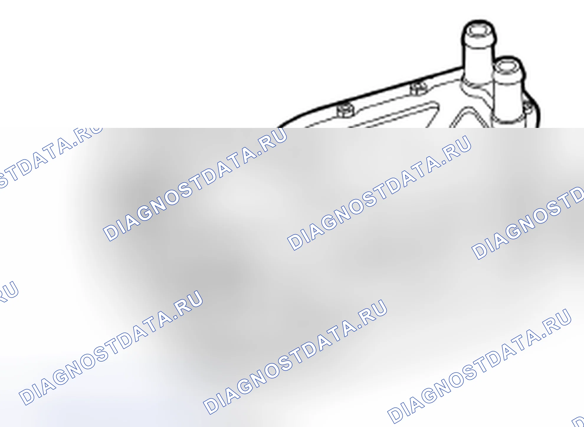 Рис. 56: Преобразователь DC / DC. Mazda Tribute II